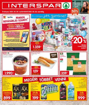 Újság INTERSPAR - 2021.05.20 - 2021.05.26.