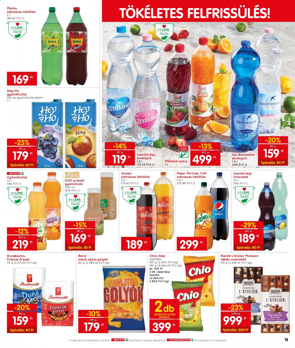 INTERSPAR akciós újságok - 2021.05.20 - 2021.05.26. Oldal 15