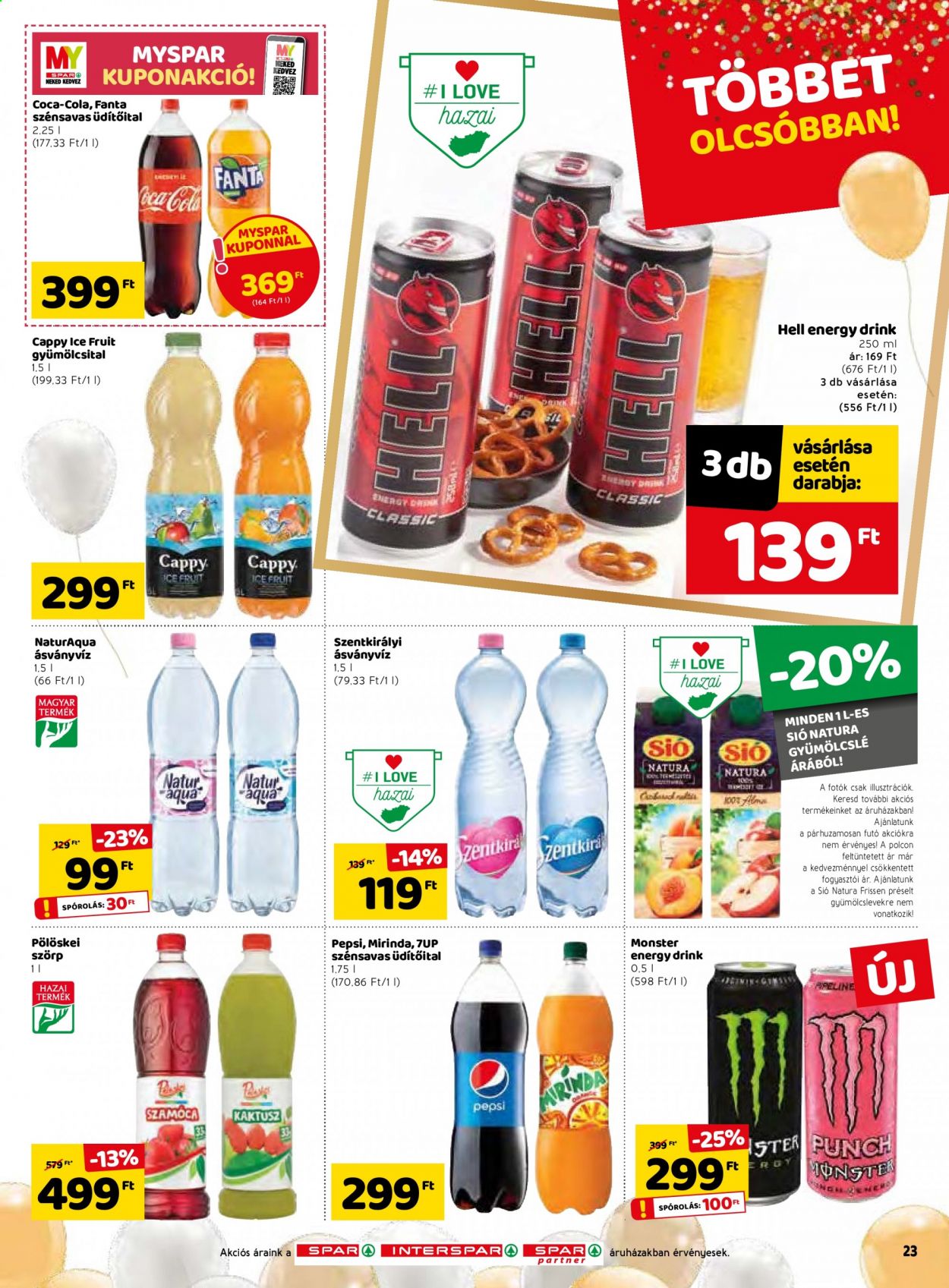 SPAR akciós újságok - 2021.05.20 - 2021.05.26. Oldal 23