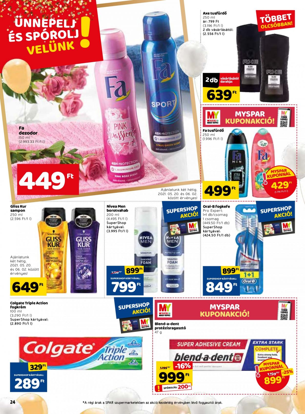 SPAR akciós újságok - 2021.05.20 - 2021.05.26. Oldal 24
