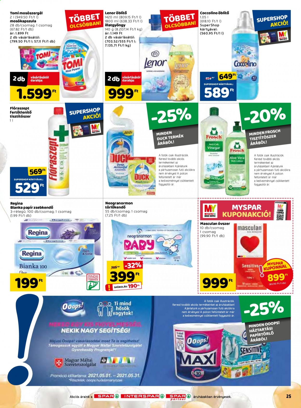 SPAR akciós újságok - 2021.05.20 - 2021.05.26. Oldal 25