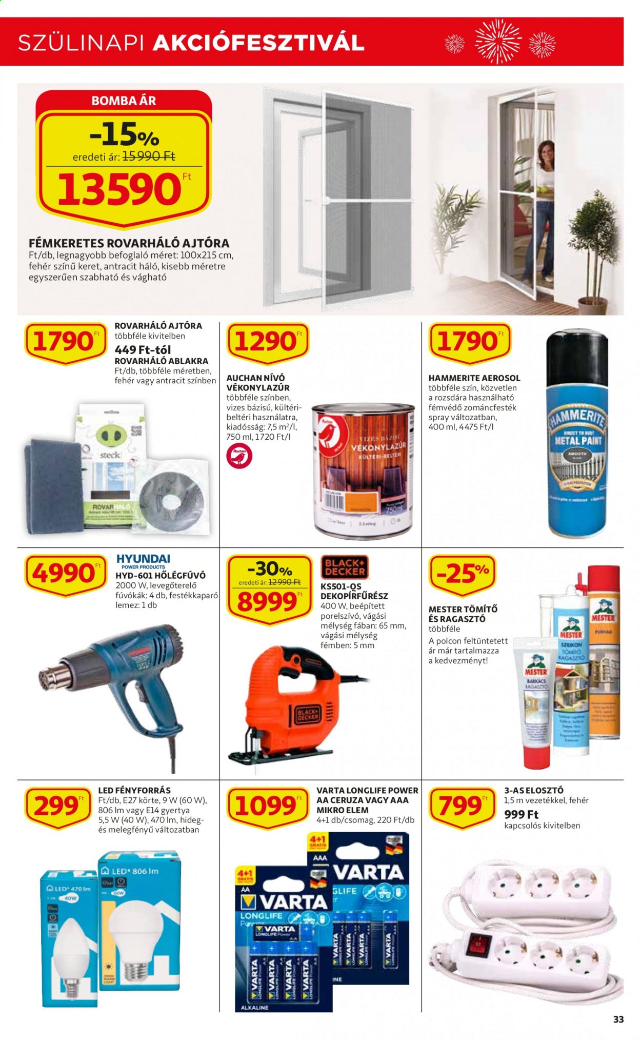 Auchan akciós újságok - 2021.05.20 - 2021.05.26. Oldal 33