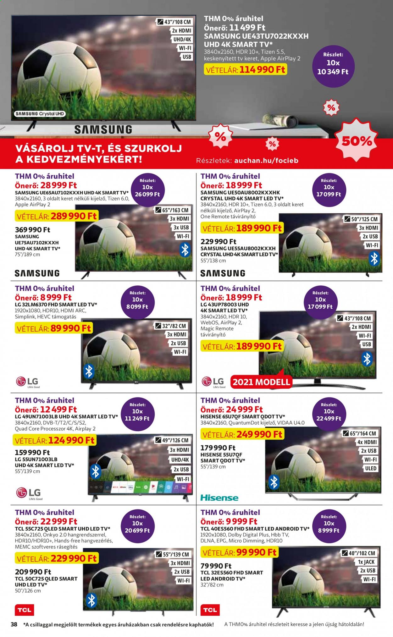 Auchan akciós újságok - 2021.05.20 - 2021.05.26. Oldal 38