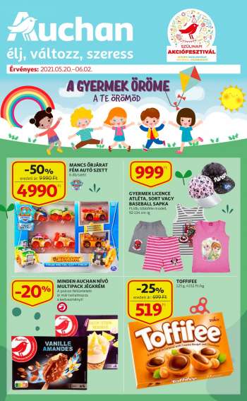 Újság Auchan - 2021.05.20 - 2021.06.02.