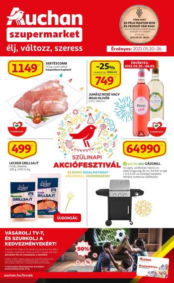 Újság Auchan - 2021.05.20 - 2021.05.26.