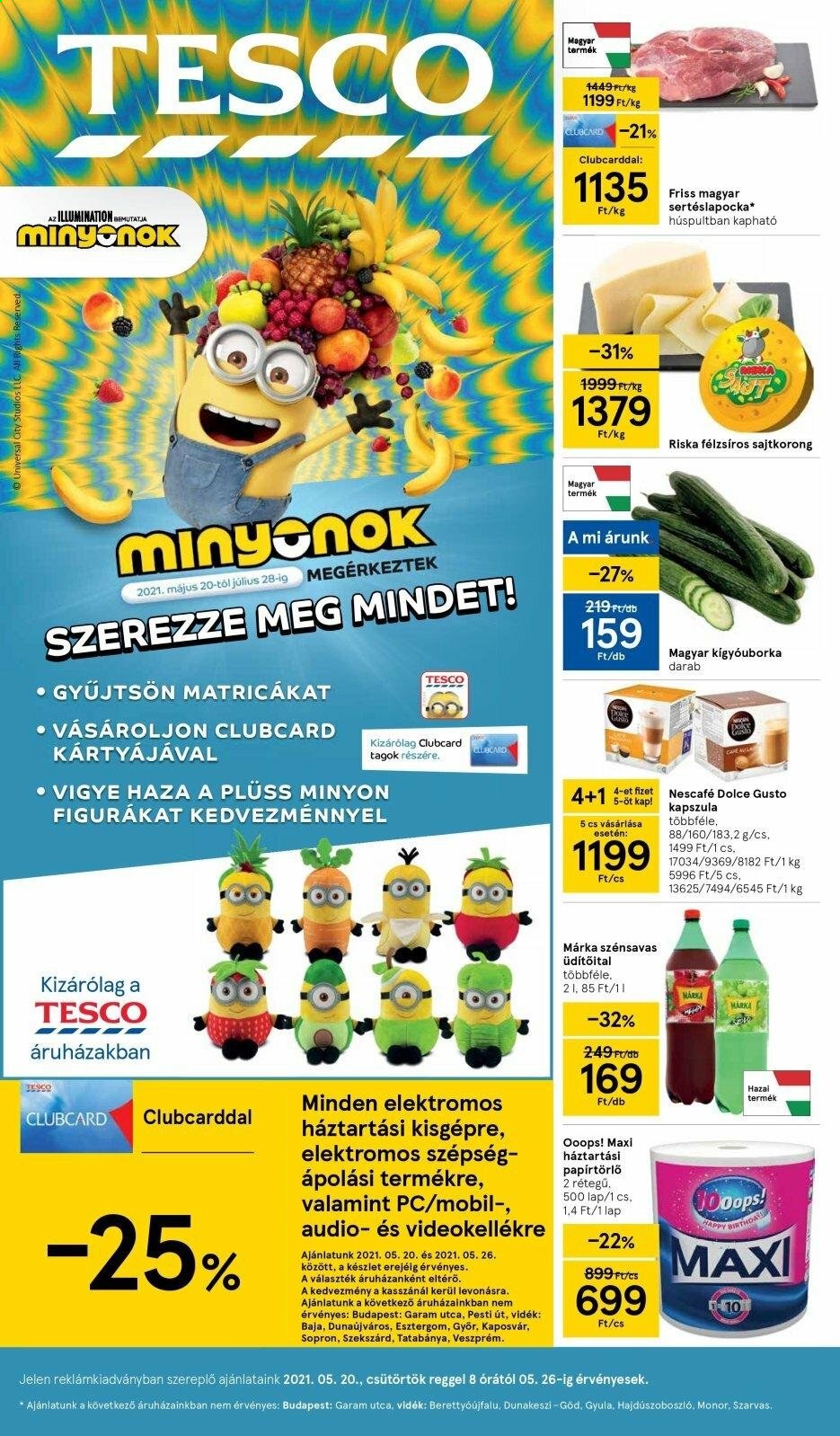 TESCO akciós újságok - 2021.05.20 - 2021.05.26. Oldal 1
