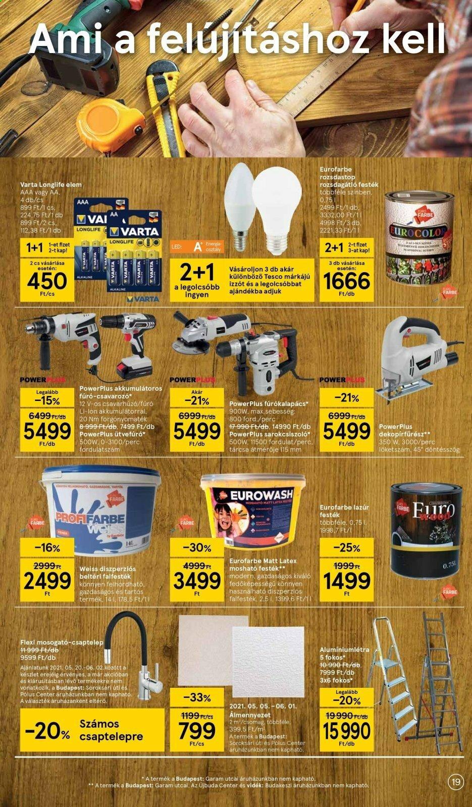 TESCO akciós újságok - 2021.05.20 - 2021.05.26. Oldal 19