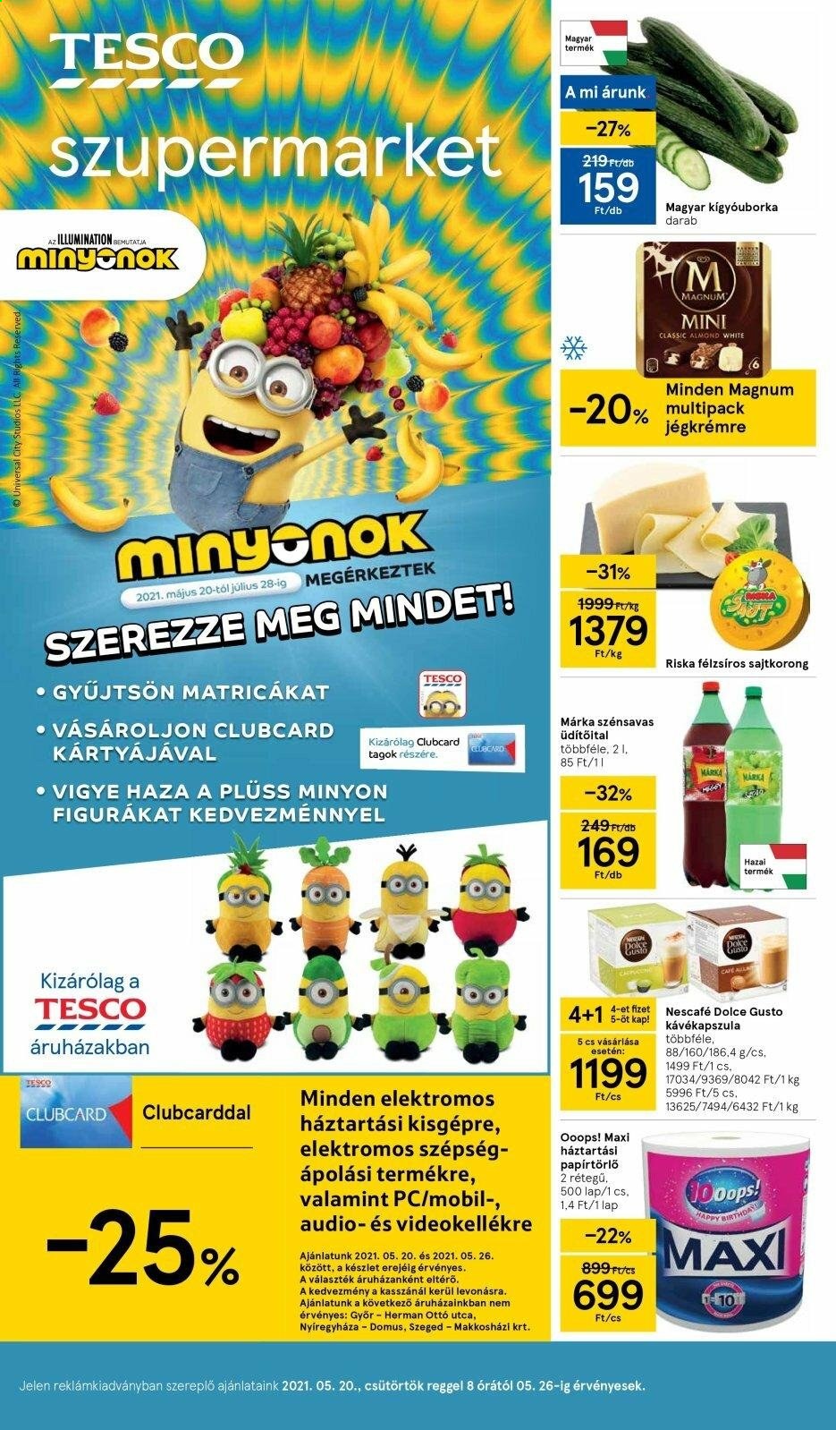 TESCO akciós újságok - 2021.05.20 - 2021.05.26. Oldal 1
