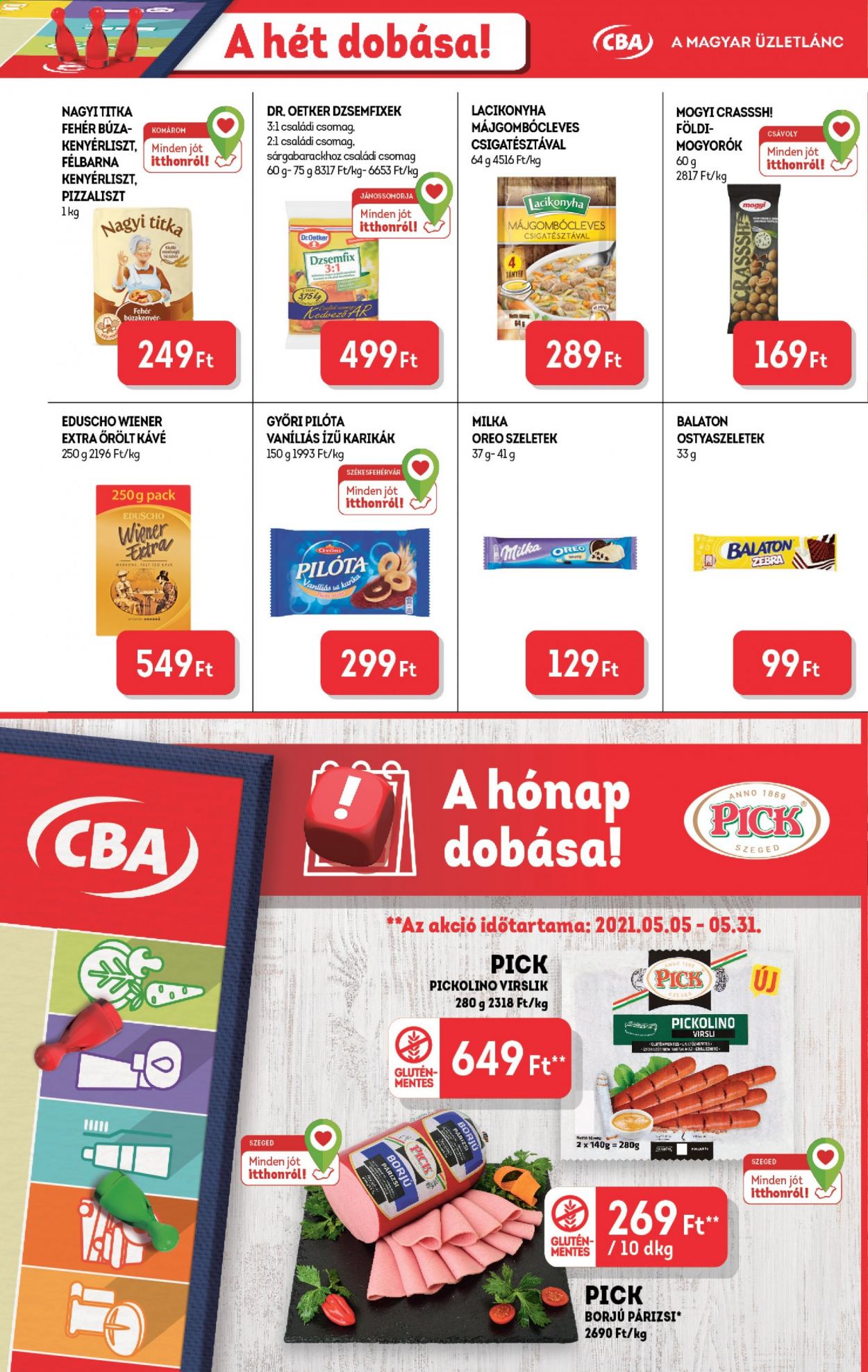 CBA akciós újságok - 2021.05.20 - 2021.05.26. Oldal 6