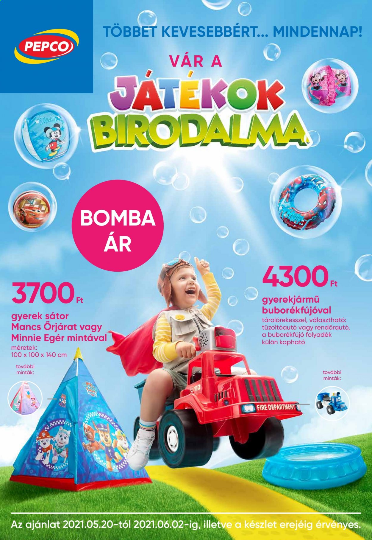 Pepco akciós újságok - 2021.05.20 - 2021.06.02. Oldal 1