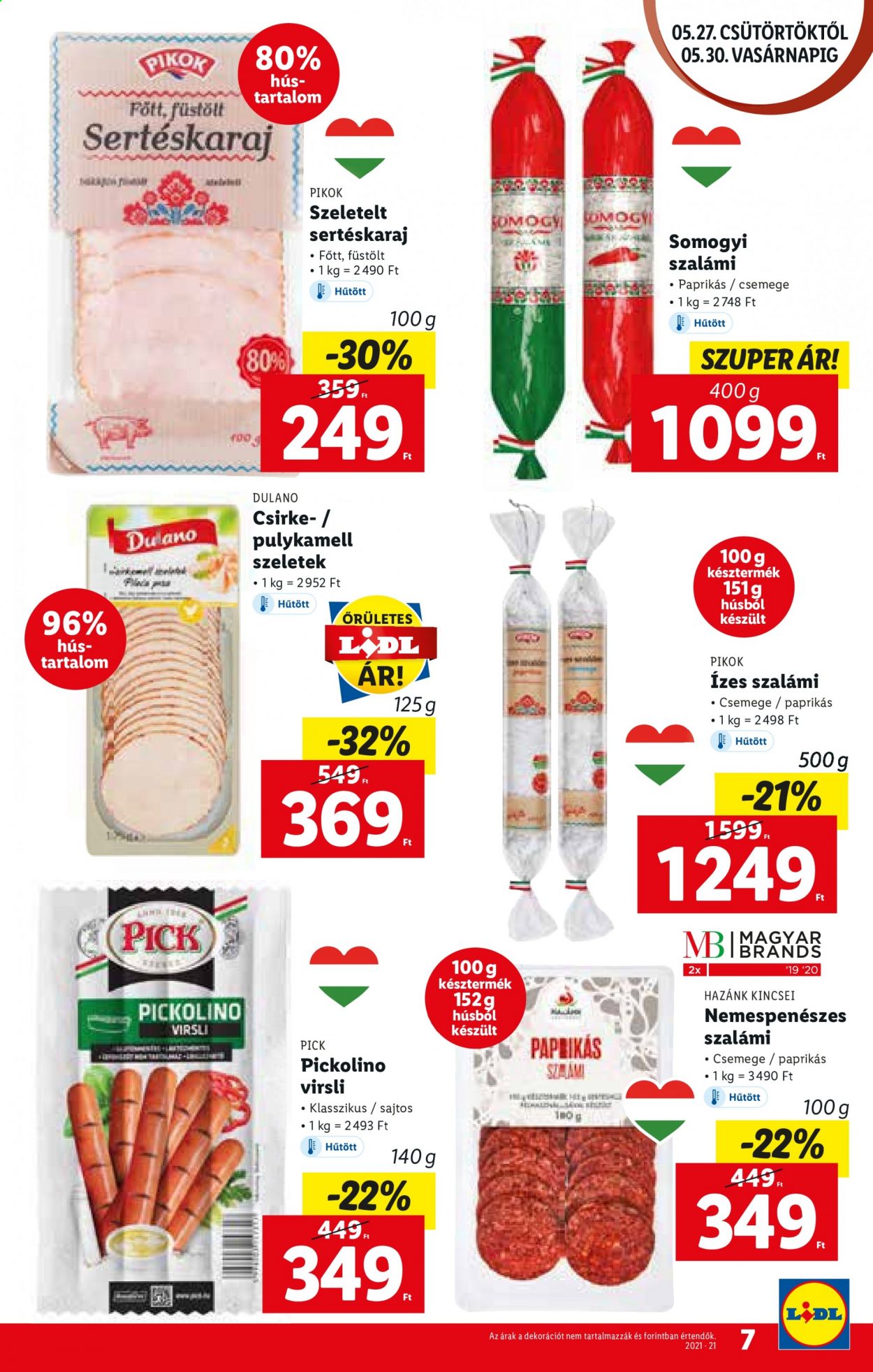 Lidl akciós újságok - 2021.05.27 - 2021.06.02. Oldal 7