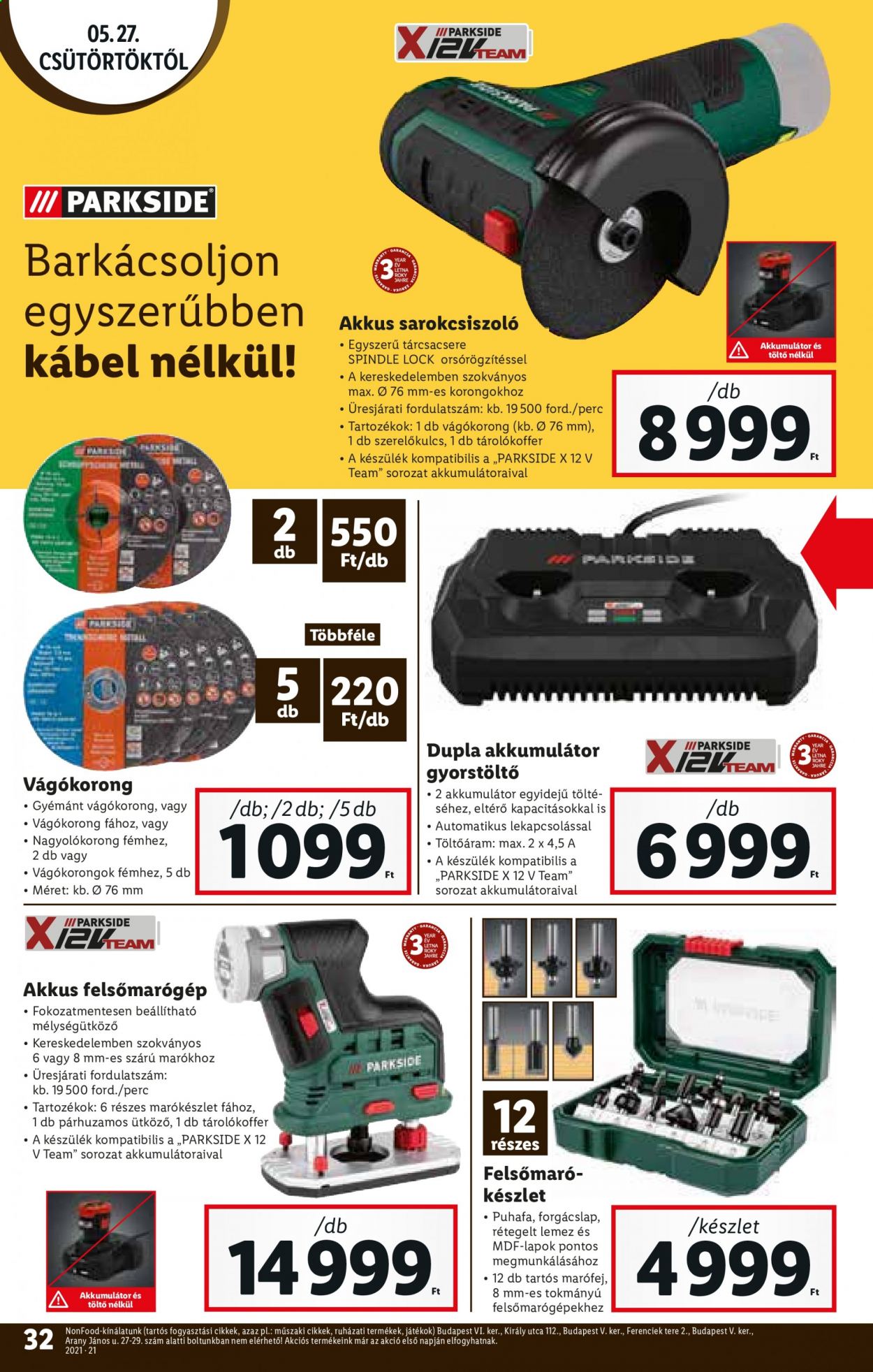 Lidl akciós újságok - 2021.05.27 - 2021.06.02. Oldal 32