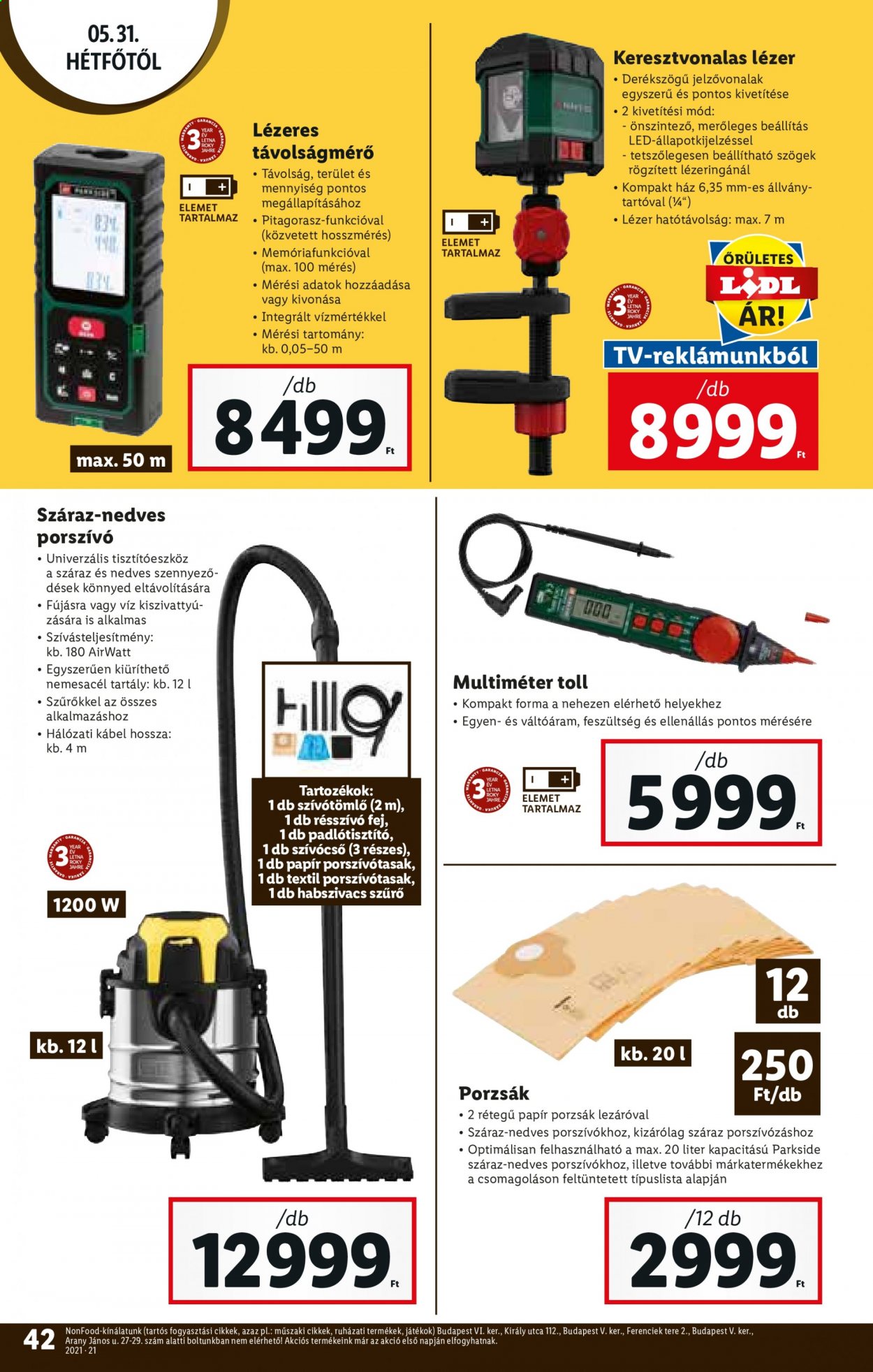 Lidl akciós újságok - 2021.05.27 - 2021.06.02. Oldal 42
