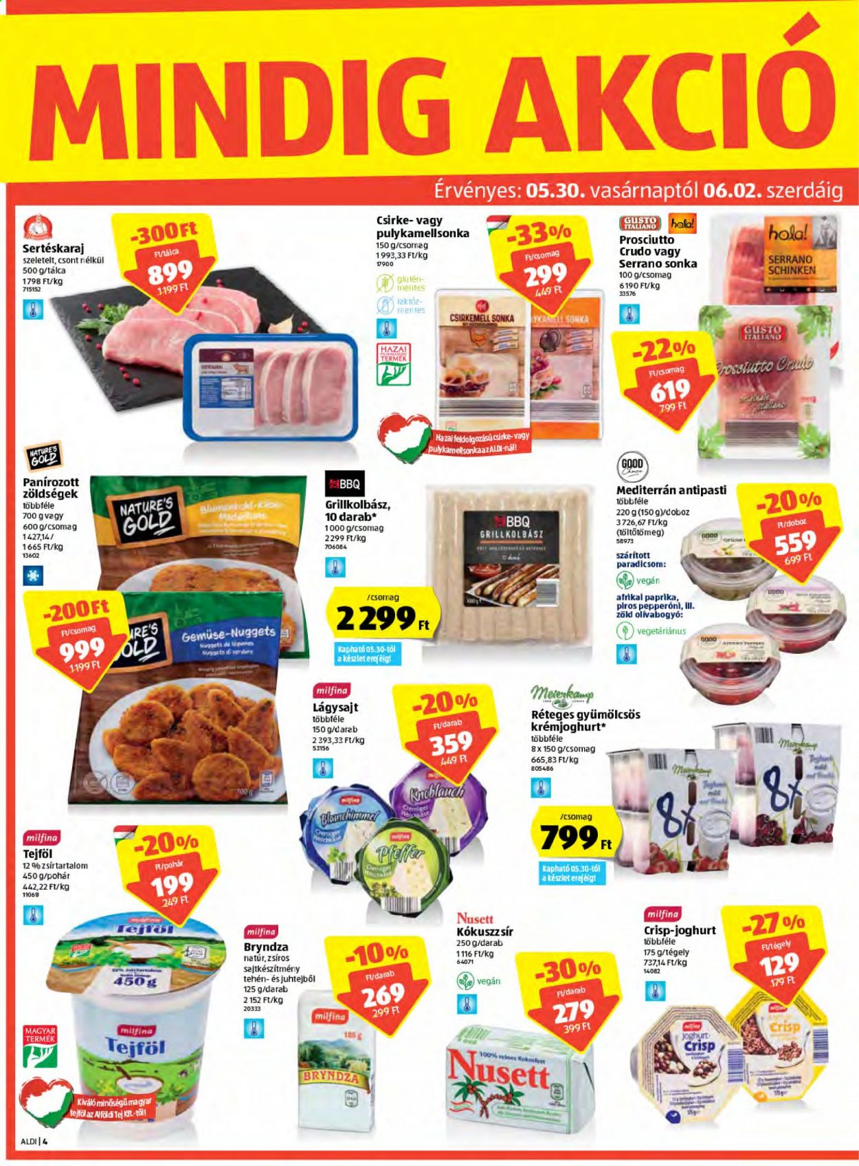 Aldi akciós újságok - 2021.05.27 - 2021.06.02. Oldal 4