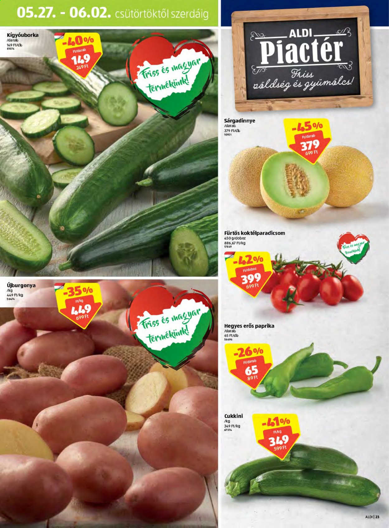 Aldi akciós újságok - 2021.05.27 - 2021.06.02. Oldal 23