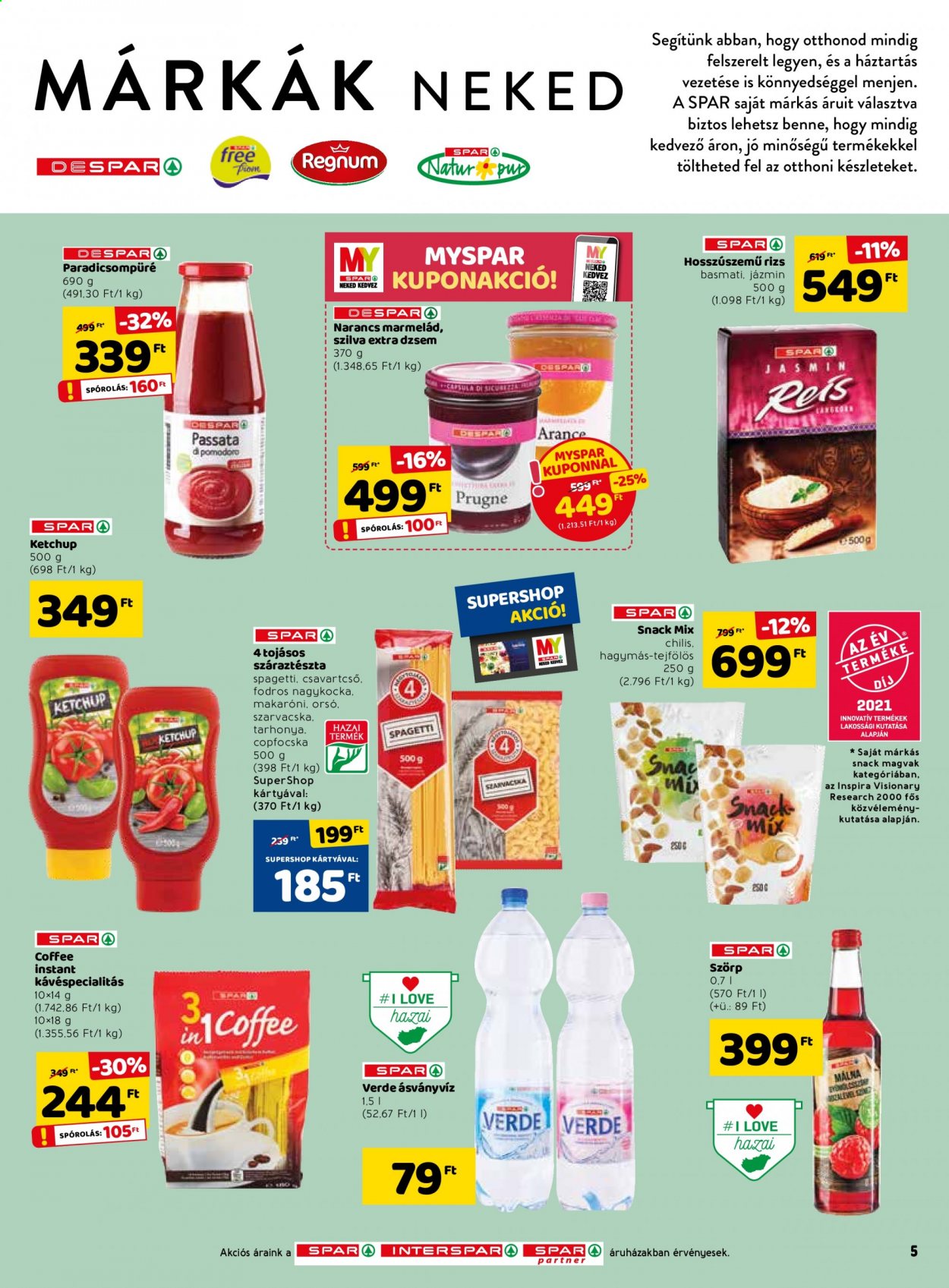 SPAR akciós újságok - 2021.05.27 - 2021.06.02. Oldal 5