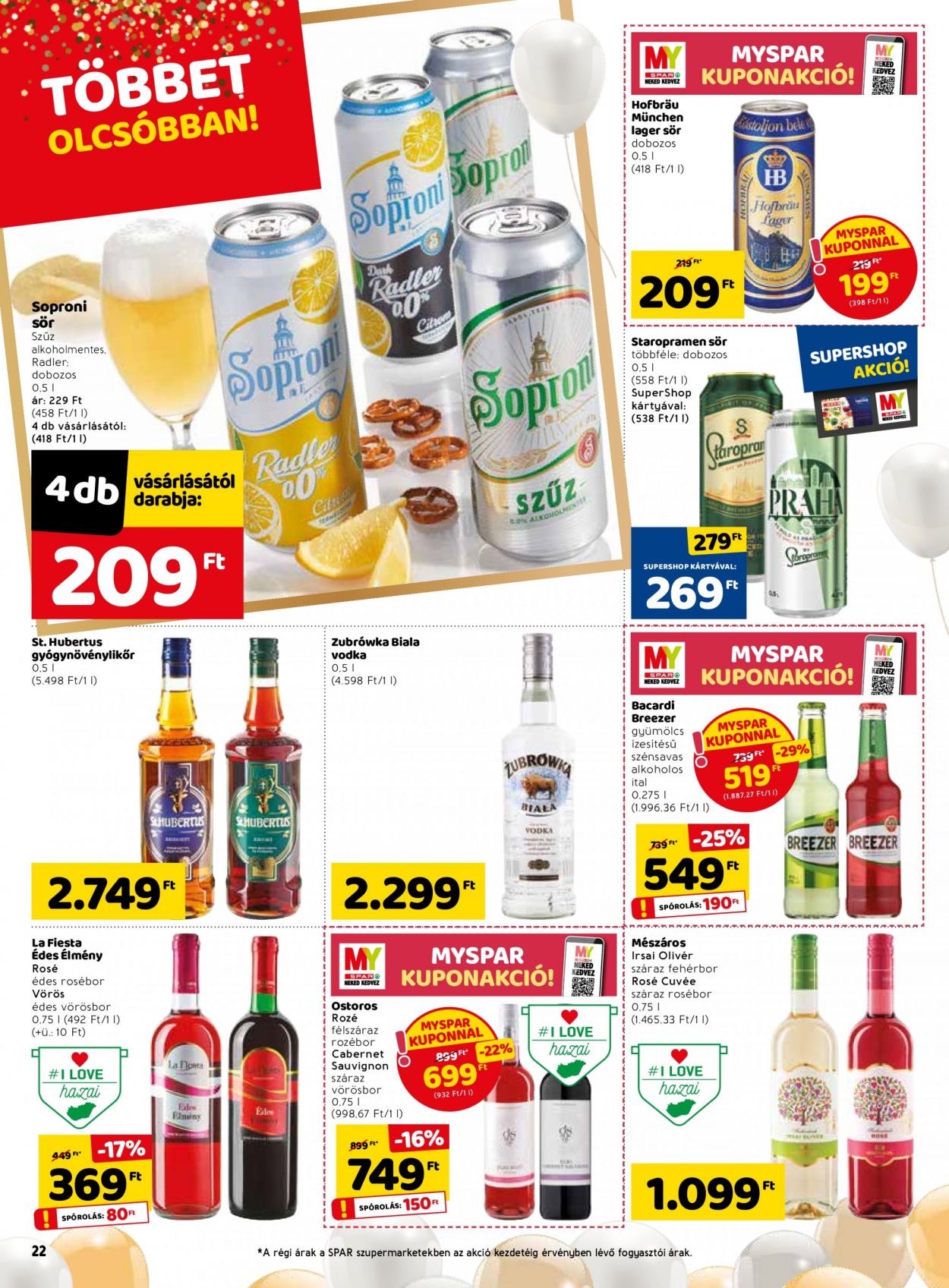 SPAR akciós újságok - 2021.05.27 - 2021.06.02. Oldal 22