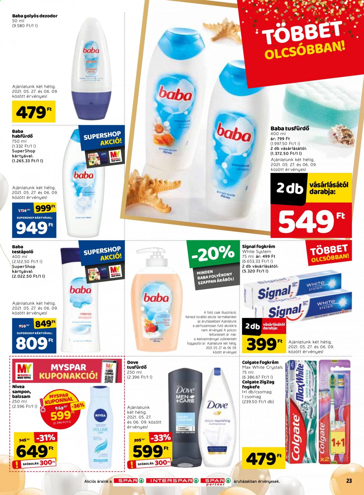 SPAR akciós újságok - 2021.05.27 - 2021.06.02. Oldal 23