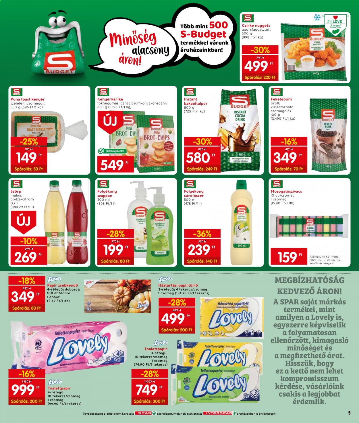 INTERSPAR akciós újságok - 2021.05.27 - 2021.06.02. Oldal 5