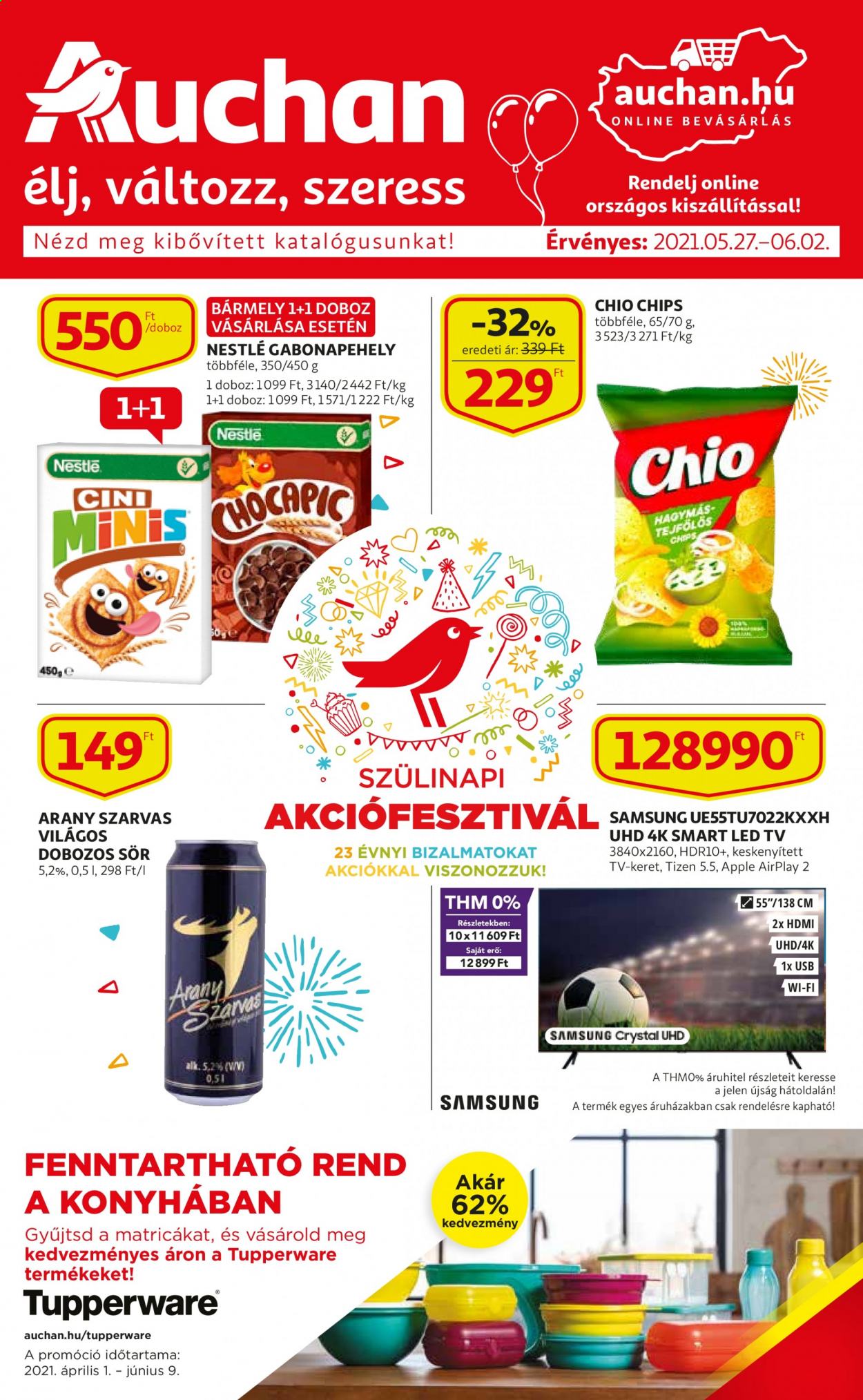 Auchan akciós újságok - 2021.05.27 - 2021.06.02. Oldal 1