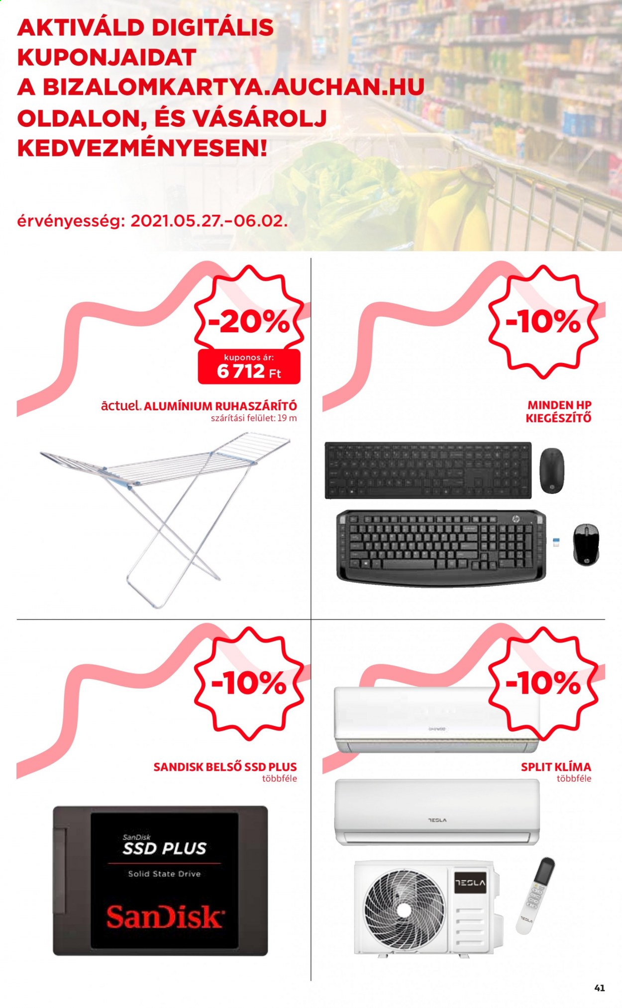 Auchan akciós újságok - 2021.05.27 - 2021.06.02. Oldal 41