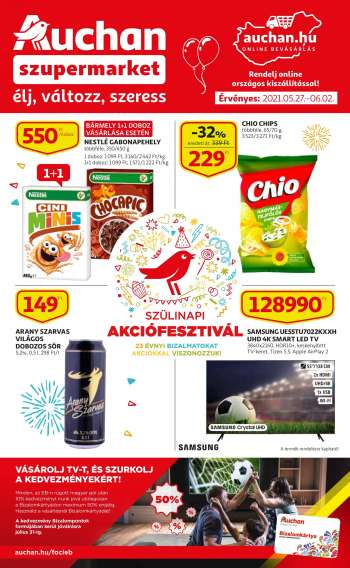 Újság Auchan - 2021.05.27 - 2021.06.02.