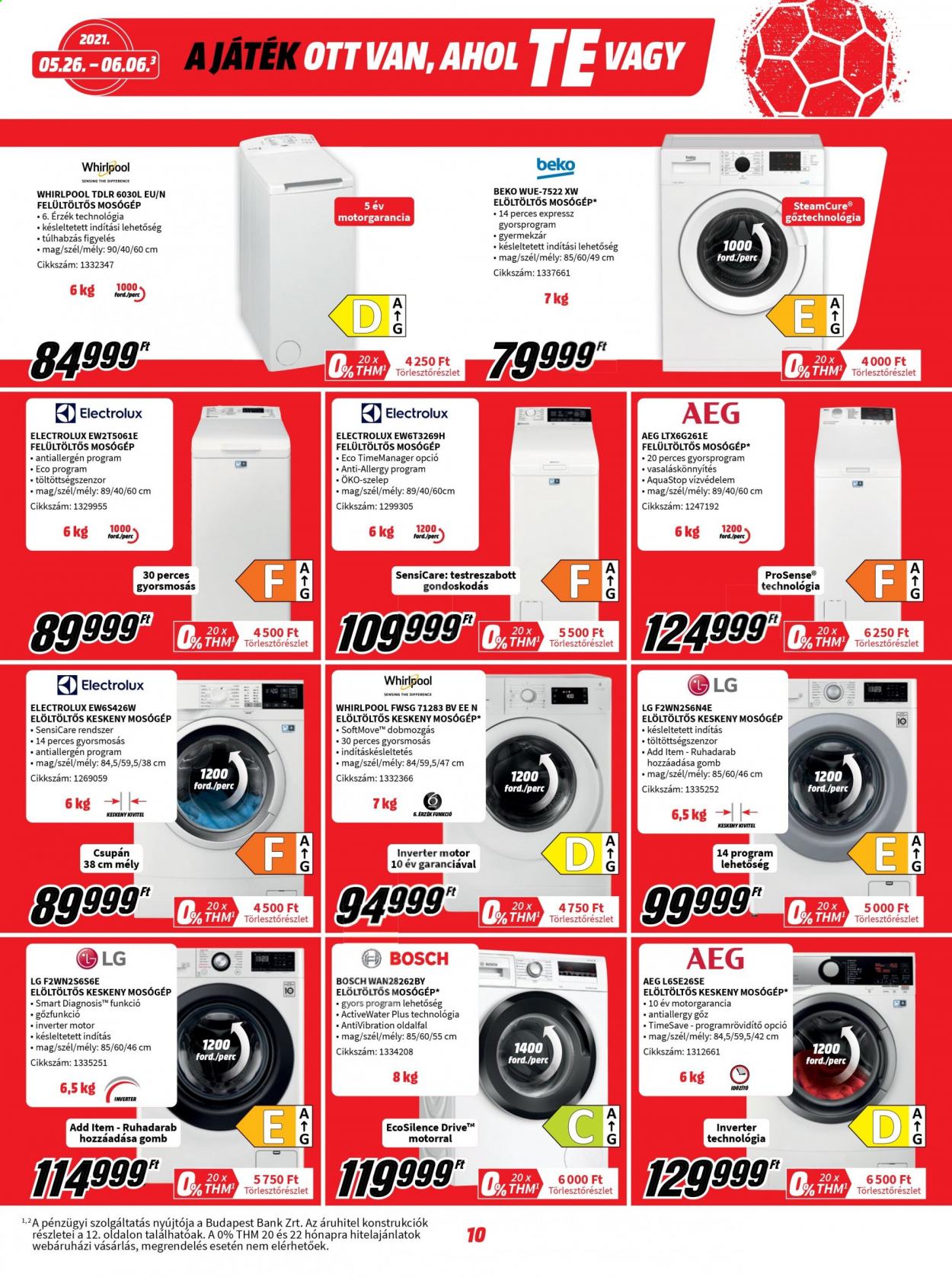 MediaMarkt akciós újságok - 2021.05.26 - 2021.06.06. Oldal 10