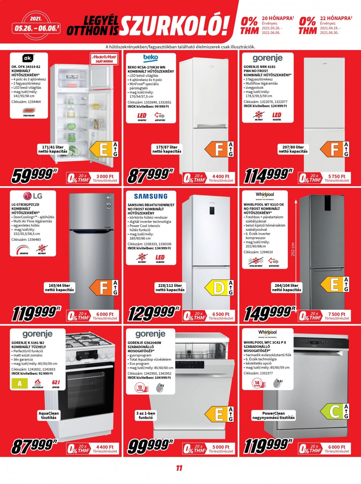MediaMarkt akciós újságok - 2021.05.26 - 2021.06.06. Oldal 11