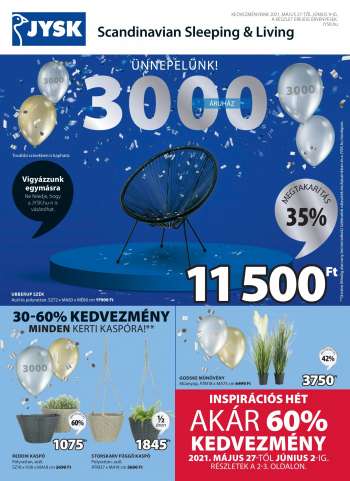 Újság JYSK - 2021.05.27 - 2021.06.09.