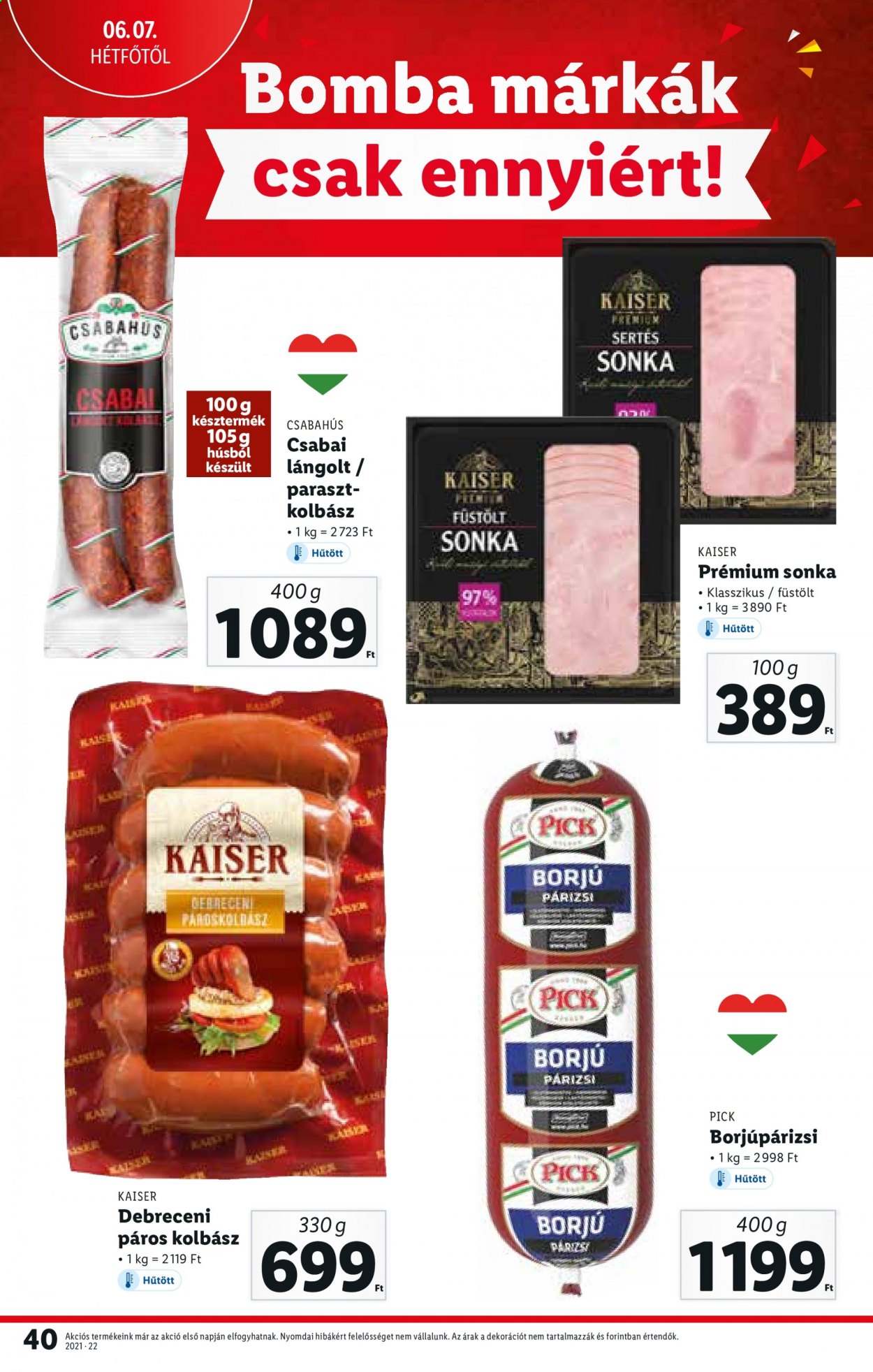 Lidl akciós újságok - 2021.06.03 - 2021.06.09. Oldal 40