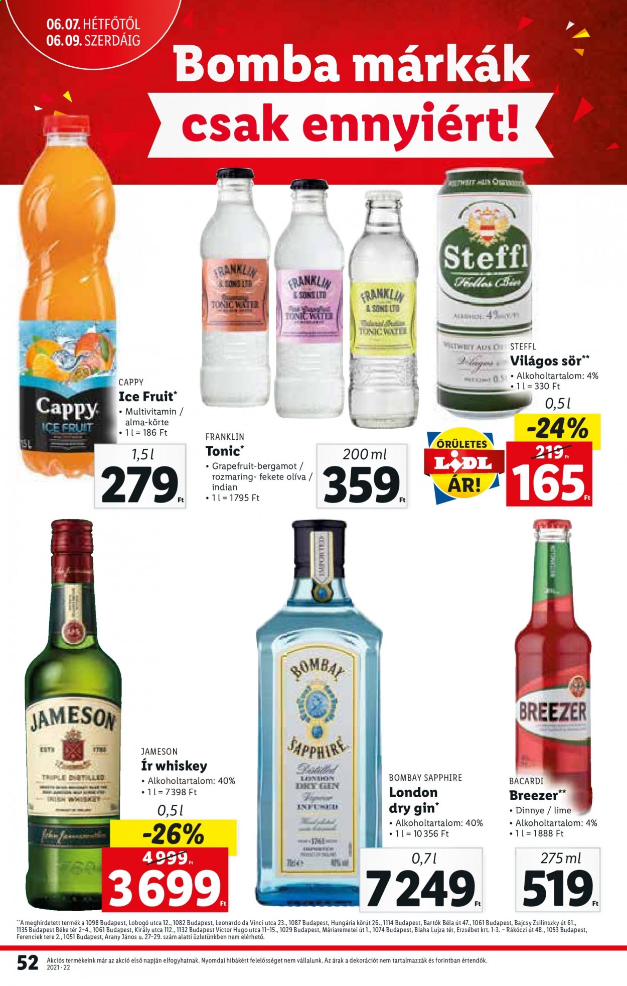 Lidl akciós újságok - 2021.06.03 - 2021.06.09. Oldal 52