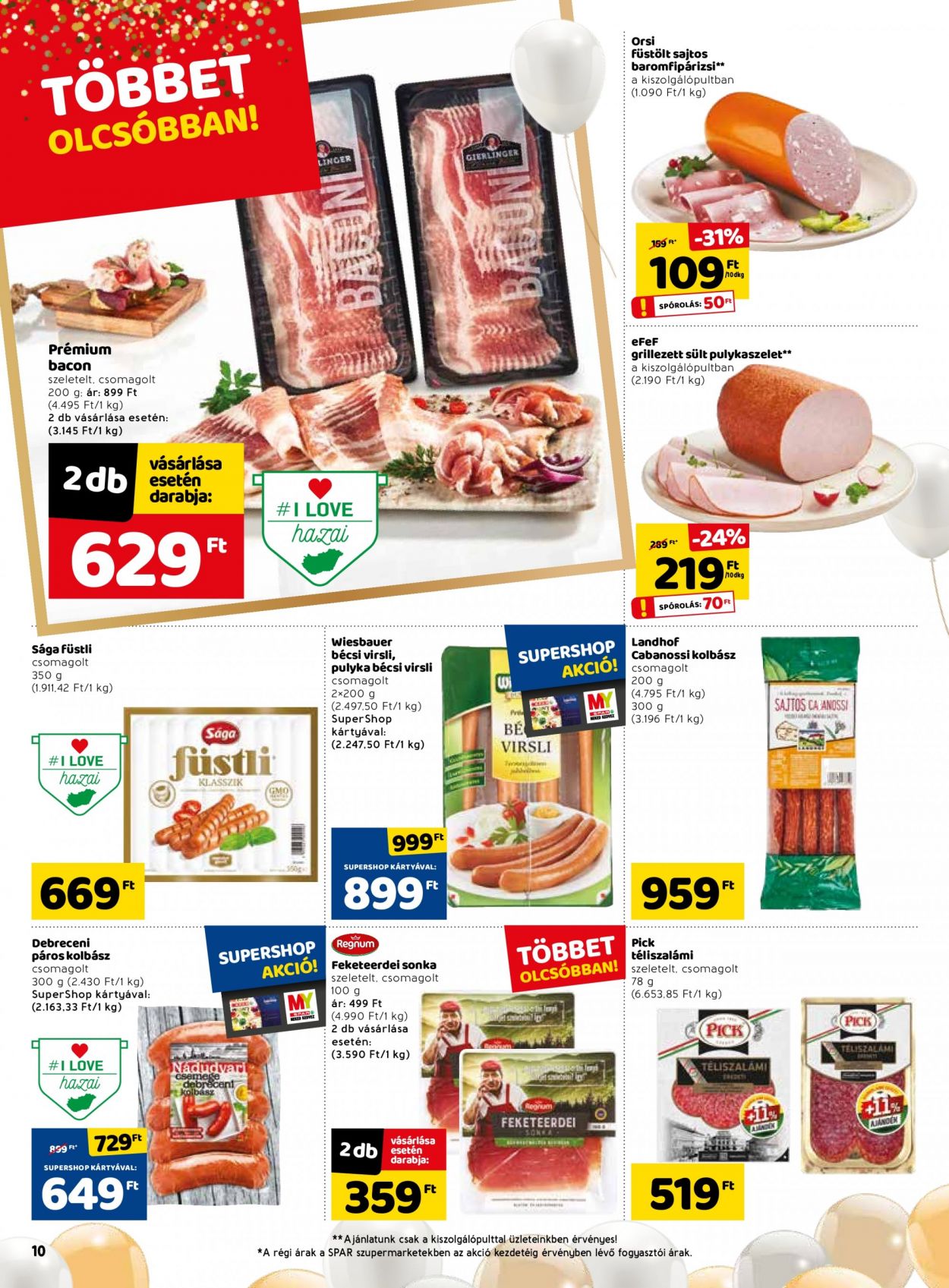SPAR akciós újságok - 2021.06.03 - 2021.06.09. Oldal 10