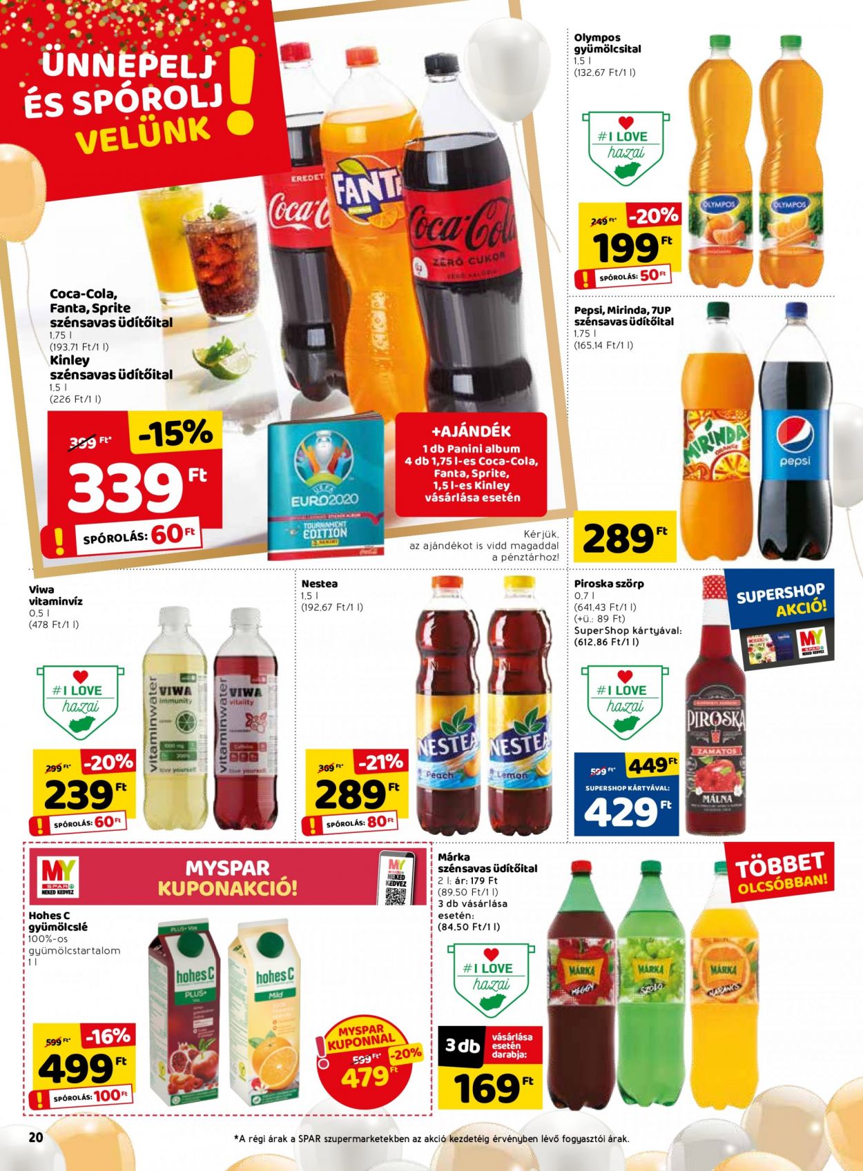 SPAR akciós újságok - 2021.06.03 - 2021.06.09. Oldal 20