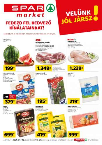 Újság SPAR market - 2021.06.03 - 2021.06.09.