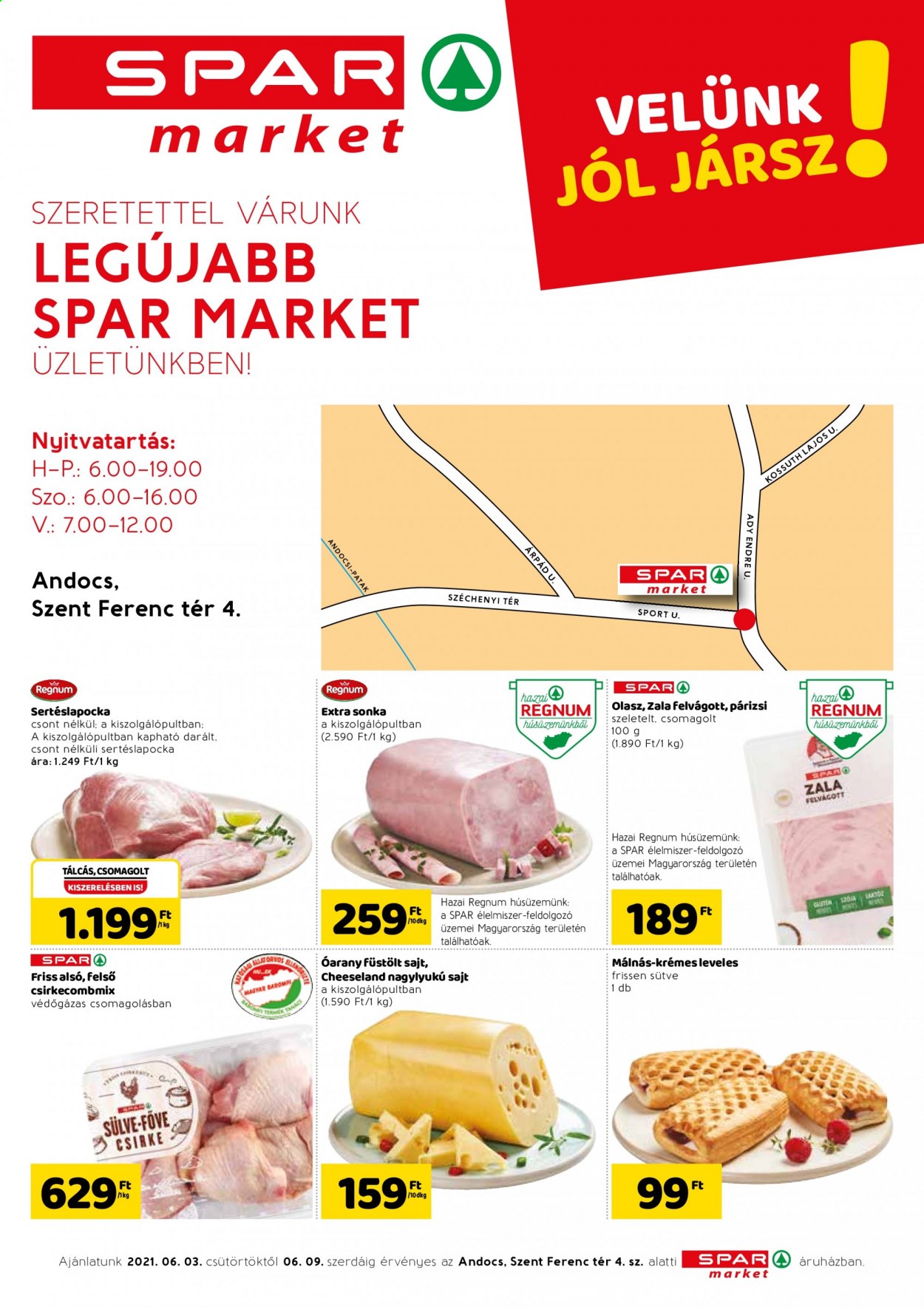 SPAR market akciós újságok - 2021.06.03 - 2021.06.09. Oldal 1