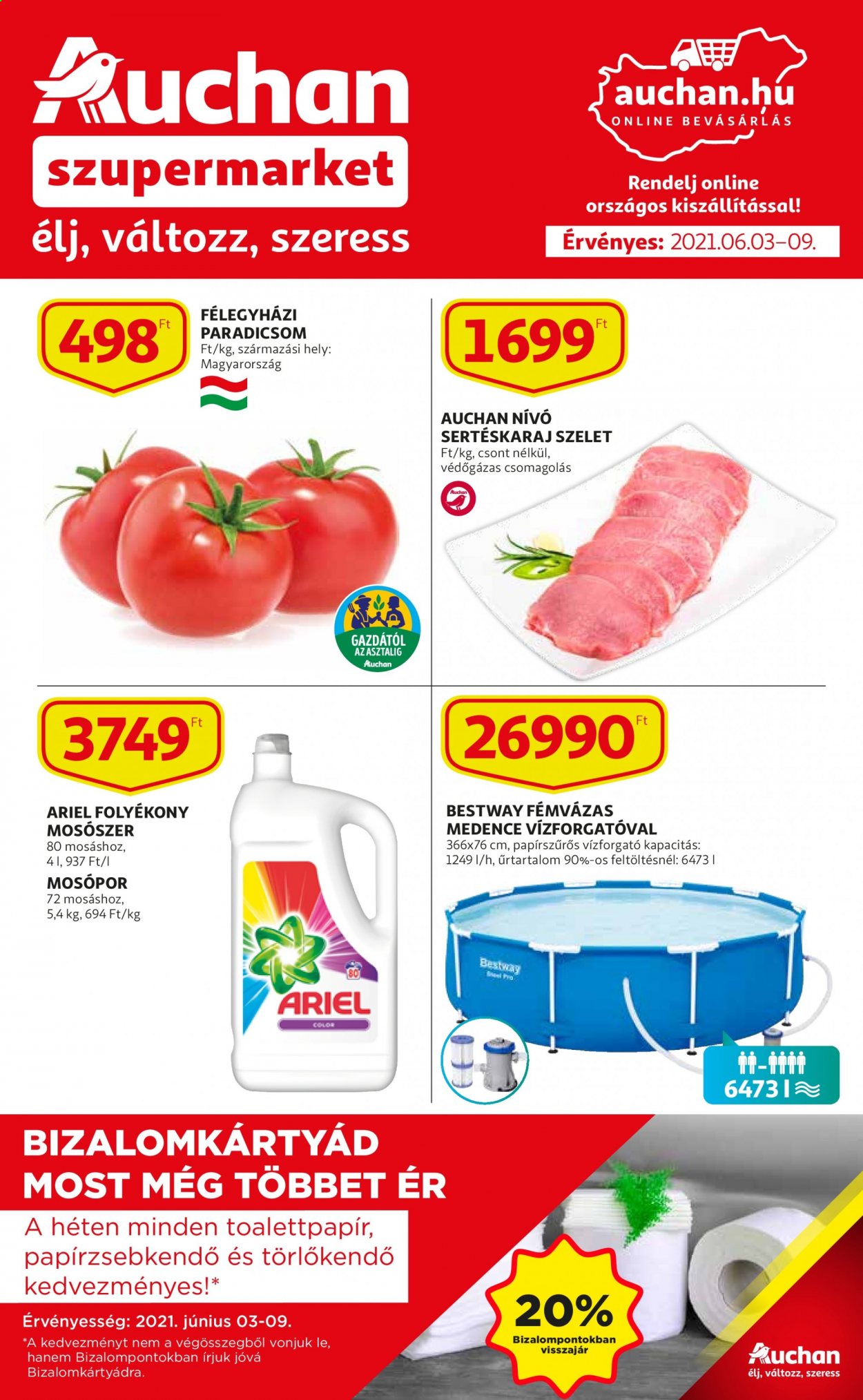 Auchan akciós újságok - 2021.06.03 - 2021.06.09. Oldal 1