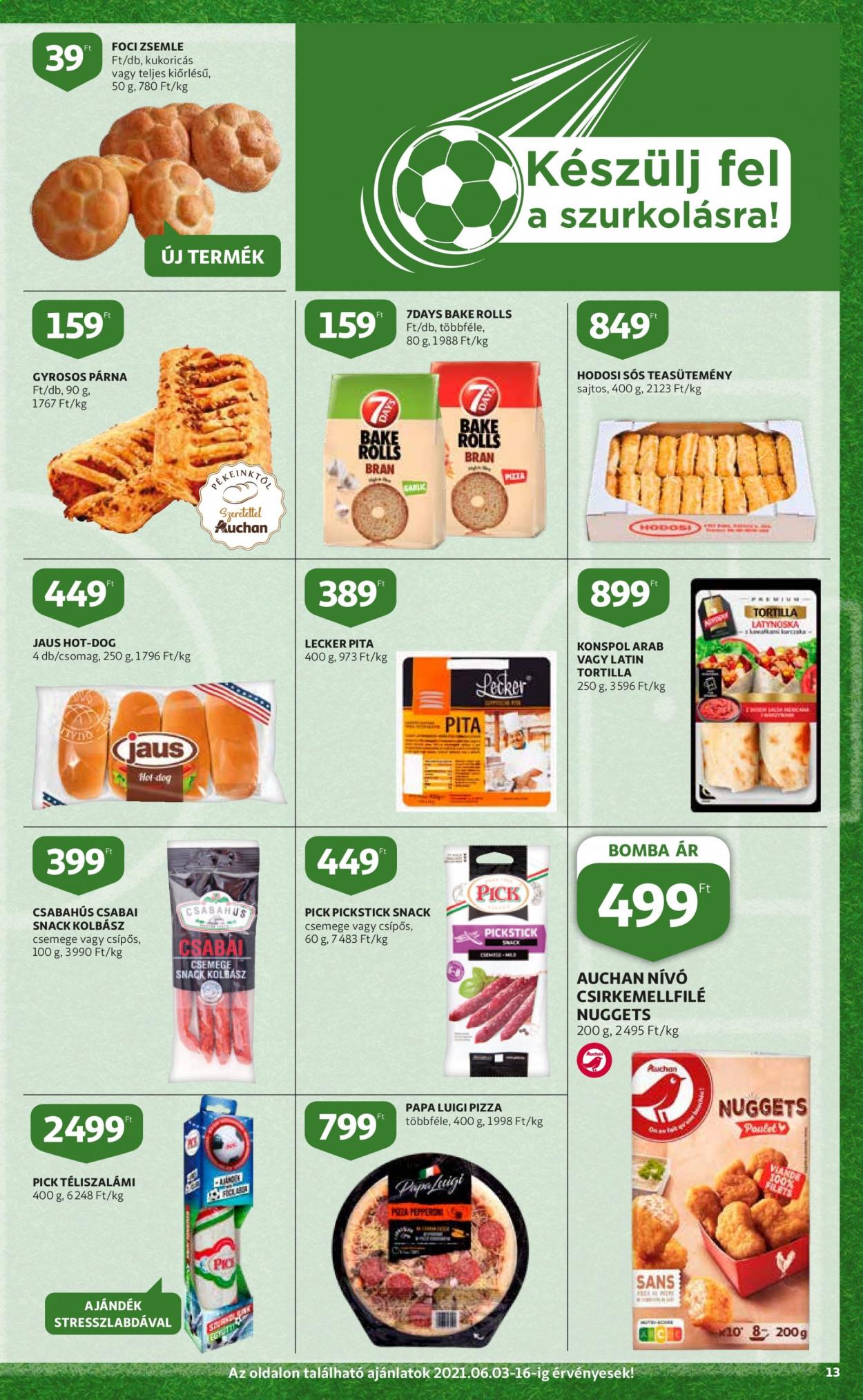 Auchan akciós újságok - 2021.06.03 - 2021.06.09. Oldal 13
