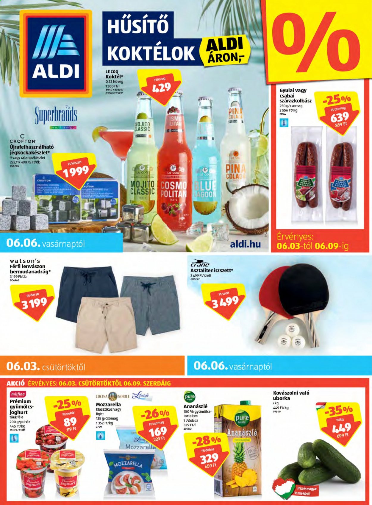 Aldi akciós újságok - 2021.06.03 - 2021.06.09. Oldal 1