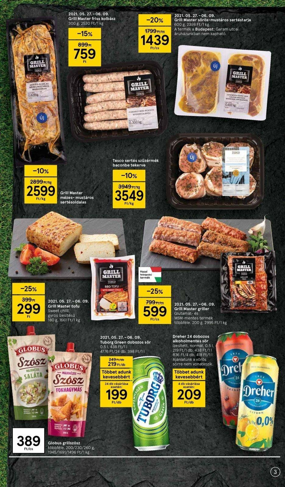 TESCO akciós újságok - 2021.06.03 - 2021.06.09. Oldal 3