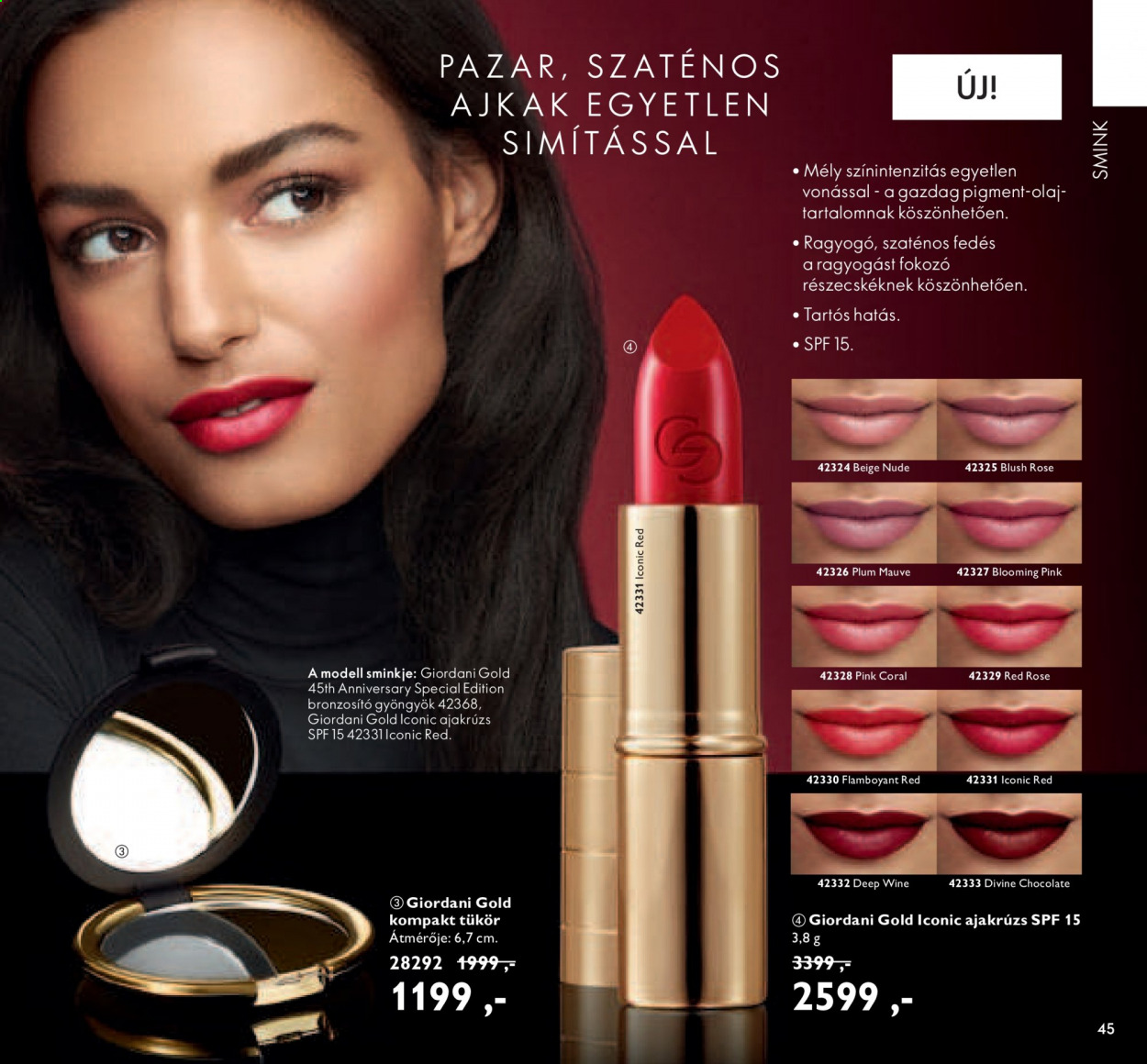 Oriflame akciós újságok - 2021.06.01 - 2021.06.21. Oldal 45