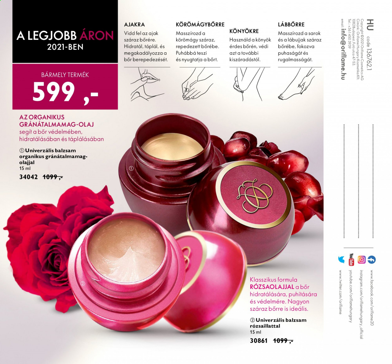 Oriflame akciós újságok - 2021.06.01 - 2021.06.21. Oldal 152