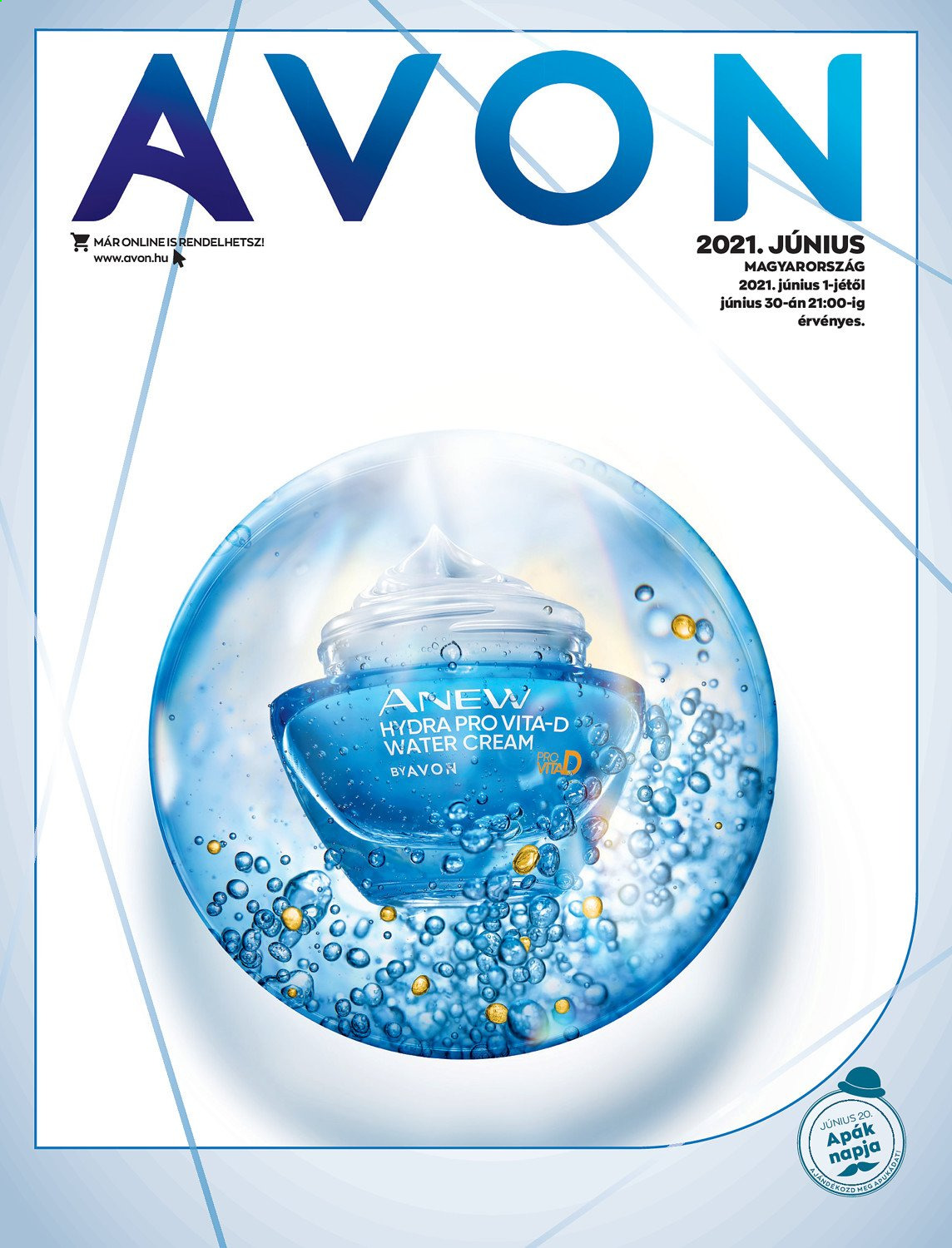 thumbnail - Avon akciós újsága  - 2021.06.01 - 2021.06.30 - Akciós termékek - Avon, Anew.  1. Oldal