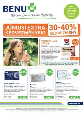 Újság BENU Gyógyszertár - 2021.06.01 - 2021.06.30.