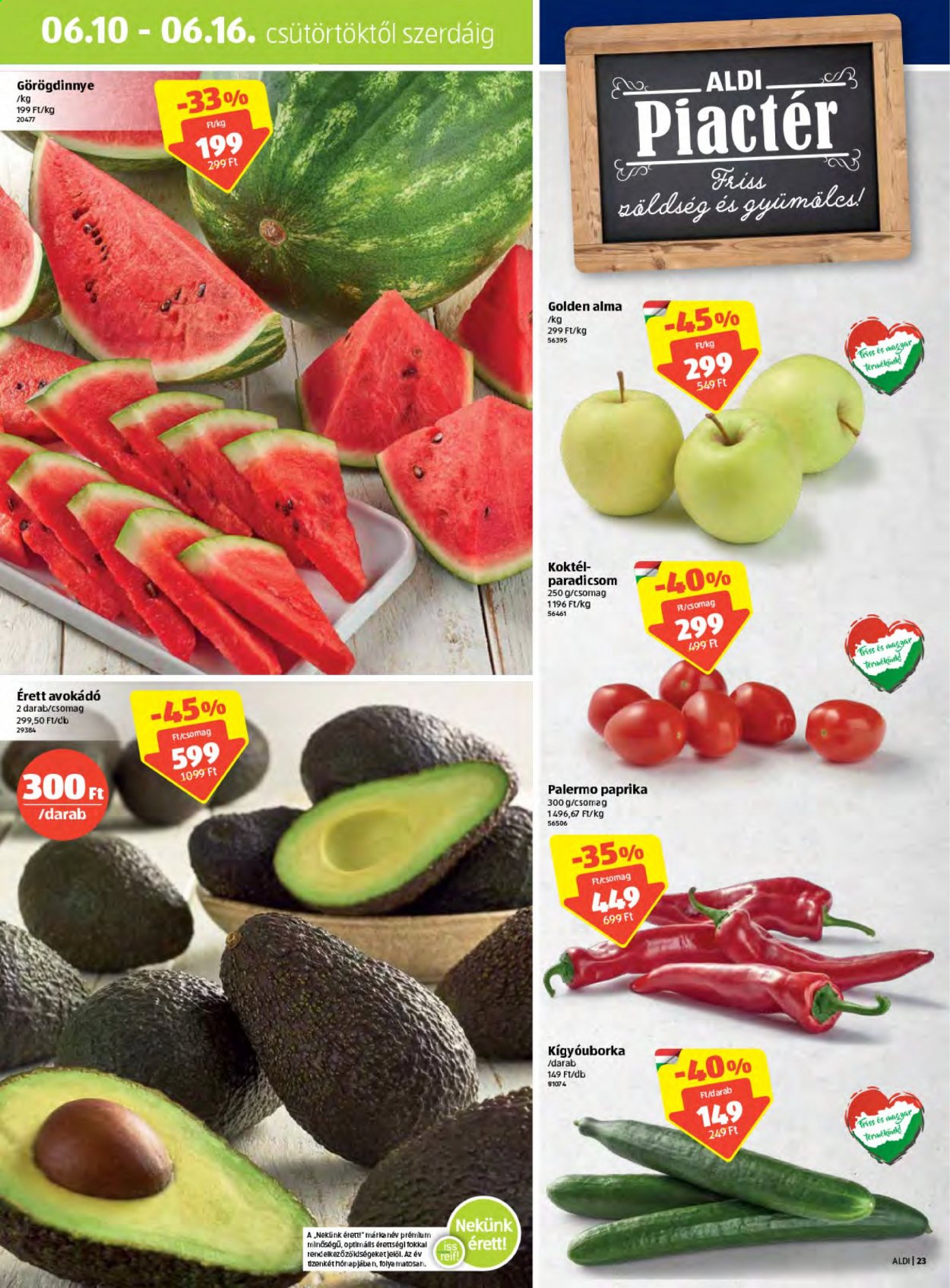Aldi akciós újságok - 2021.06.10 - 2021.06.16. Oldal 23