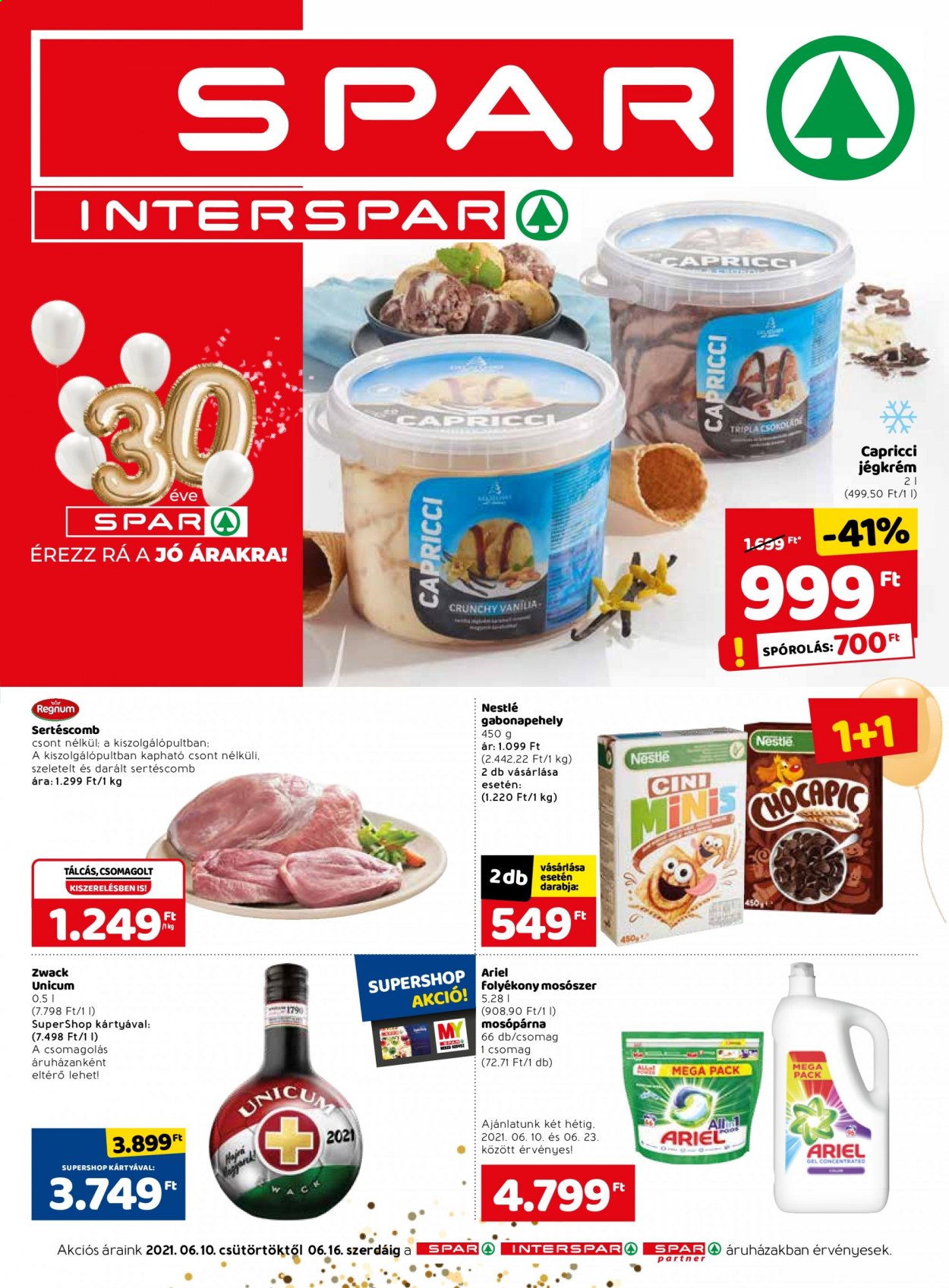 SPAR akciós újságok - 2021.06.10 - 2021.06.16. Oldal 1
