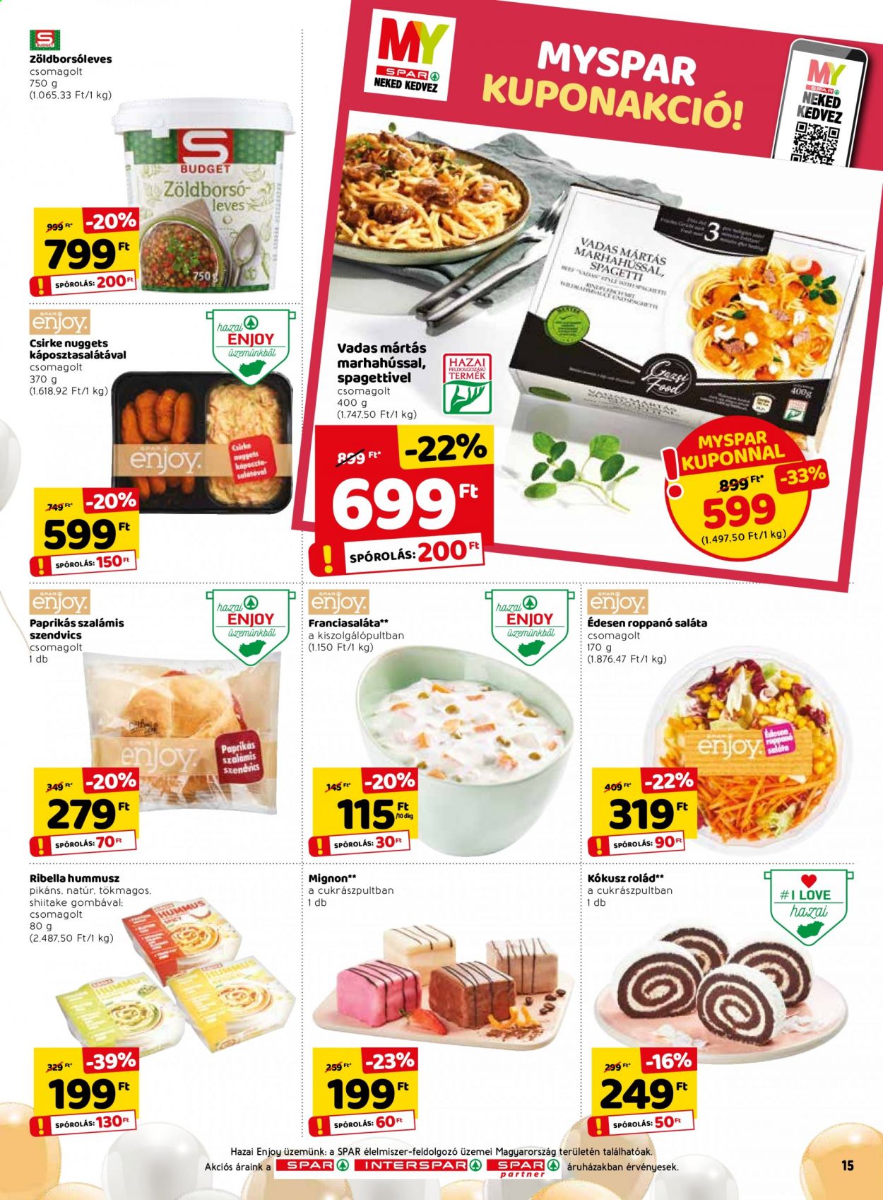 SPAR akciós újságok - 2021.06.10 - 2021.06.16. Oldal 15