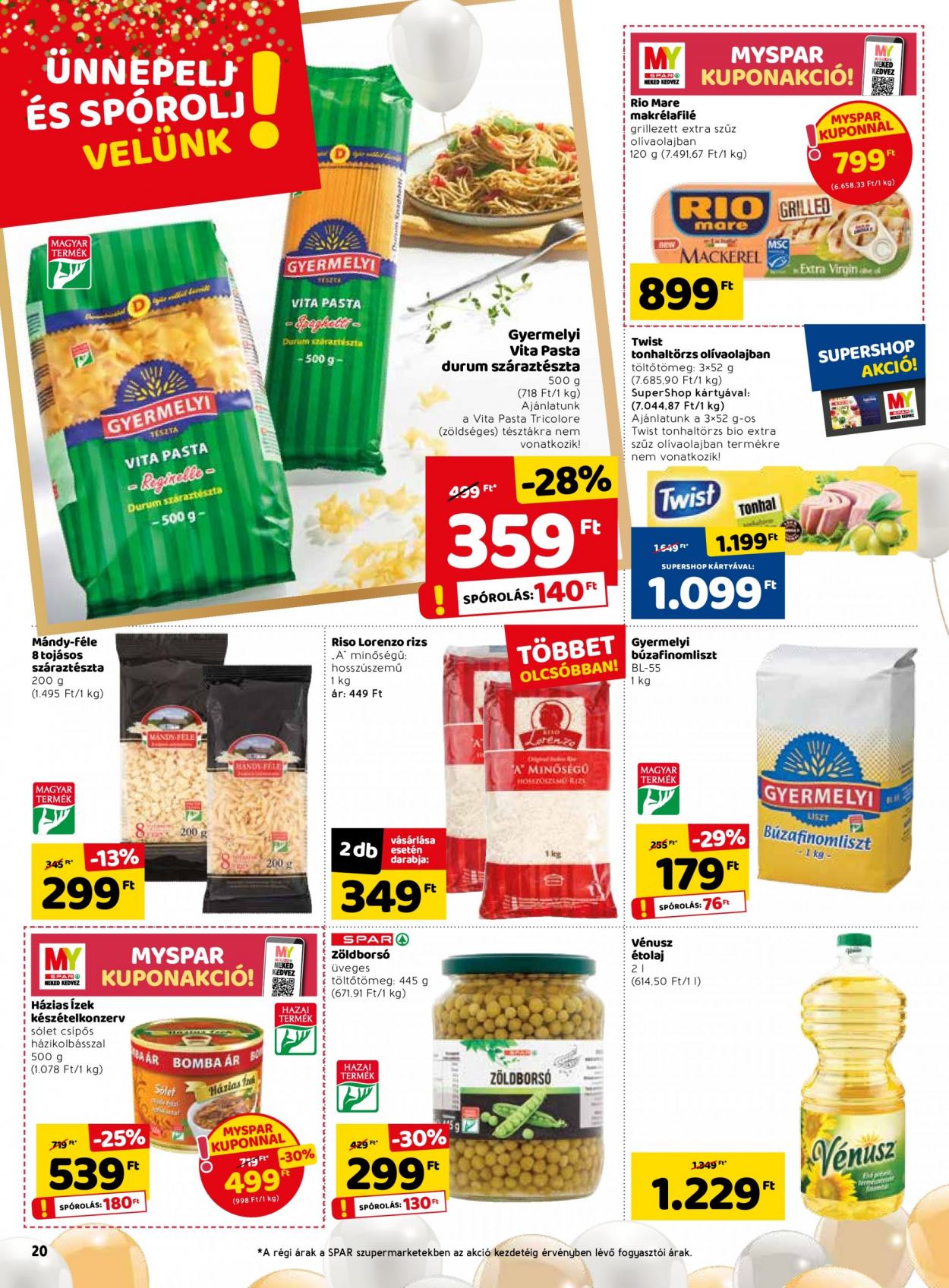 SPAR akciós újságok - 2021.06.10 - 2021.06.16. Oldal 20