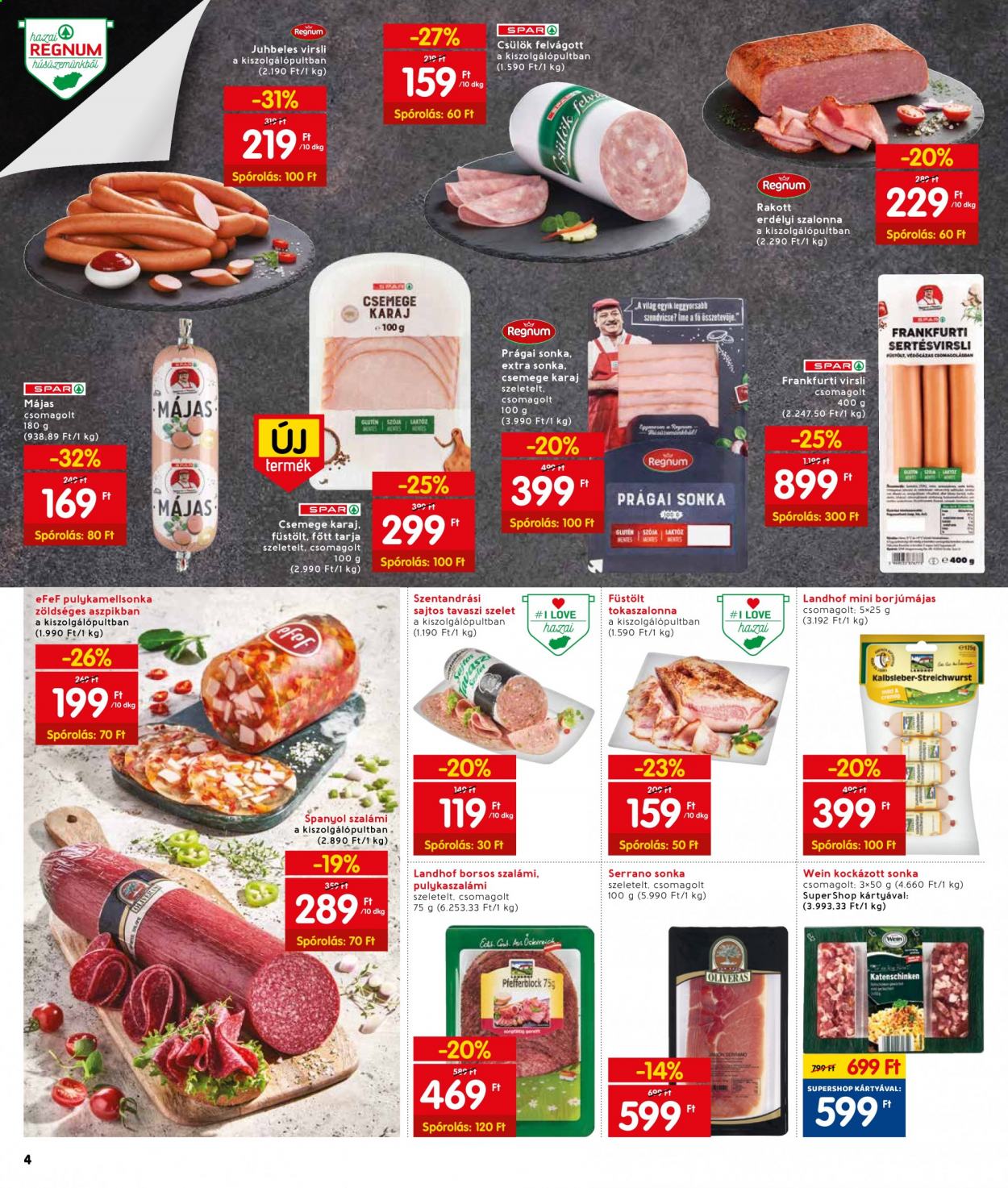 INTERSPAR akciós újságok - 2021.06.10 - 2021.06.16. Oldal 4