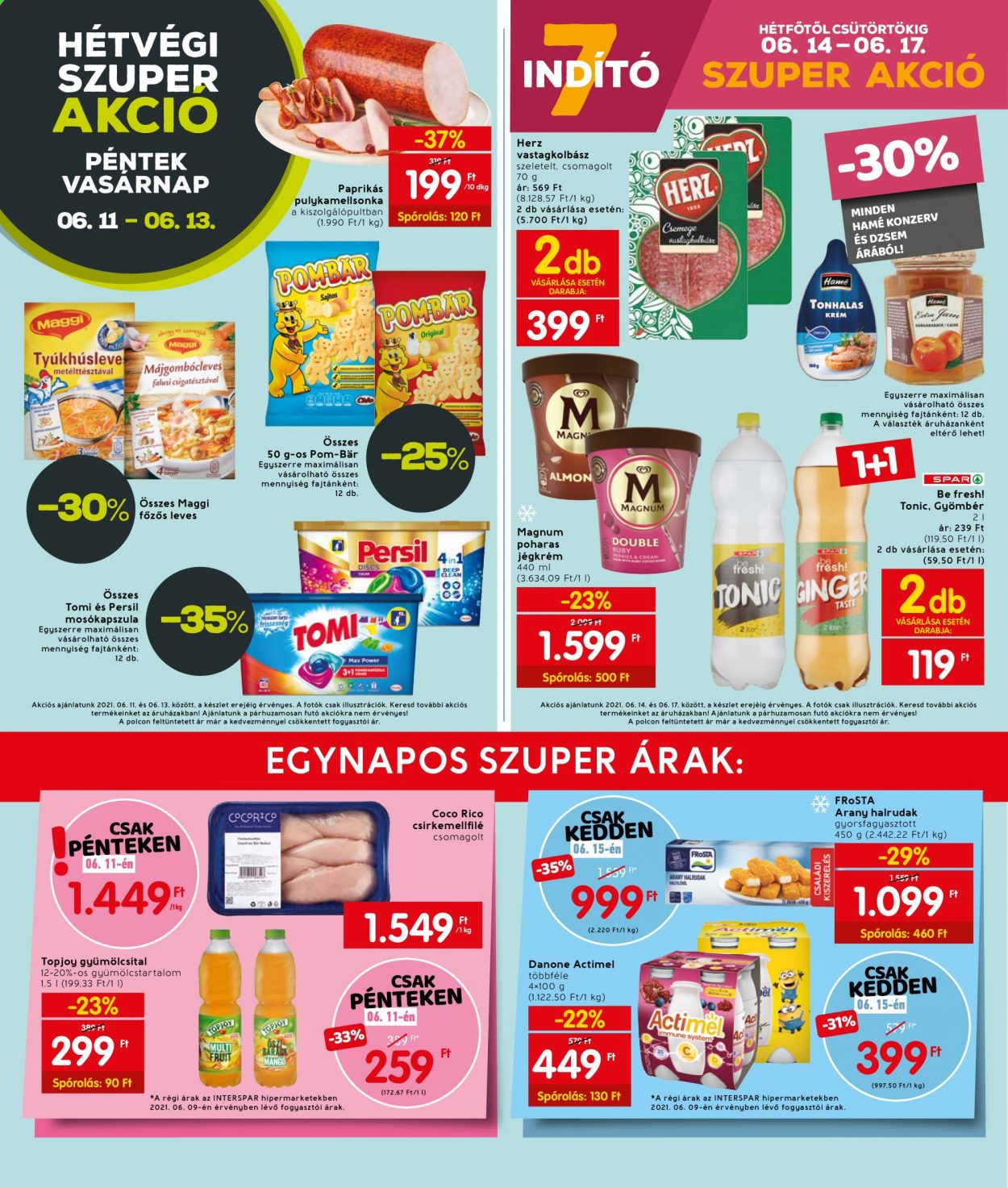 INTERSPAR akciós újságok - 2021.06.10 - 2021.06.16. Oldal 24