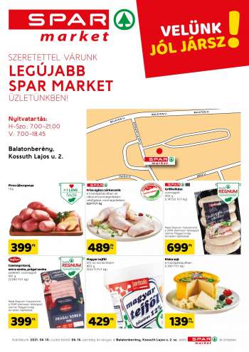 Újság SPAR market - 2021.06.10 - 2021.06.16.